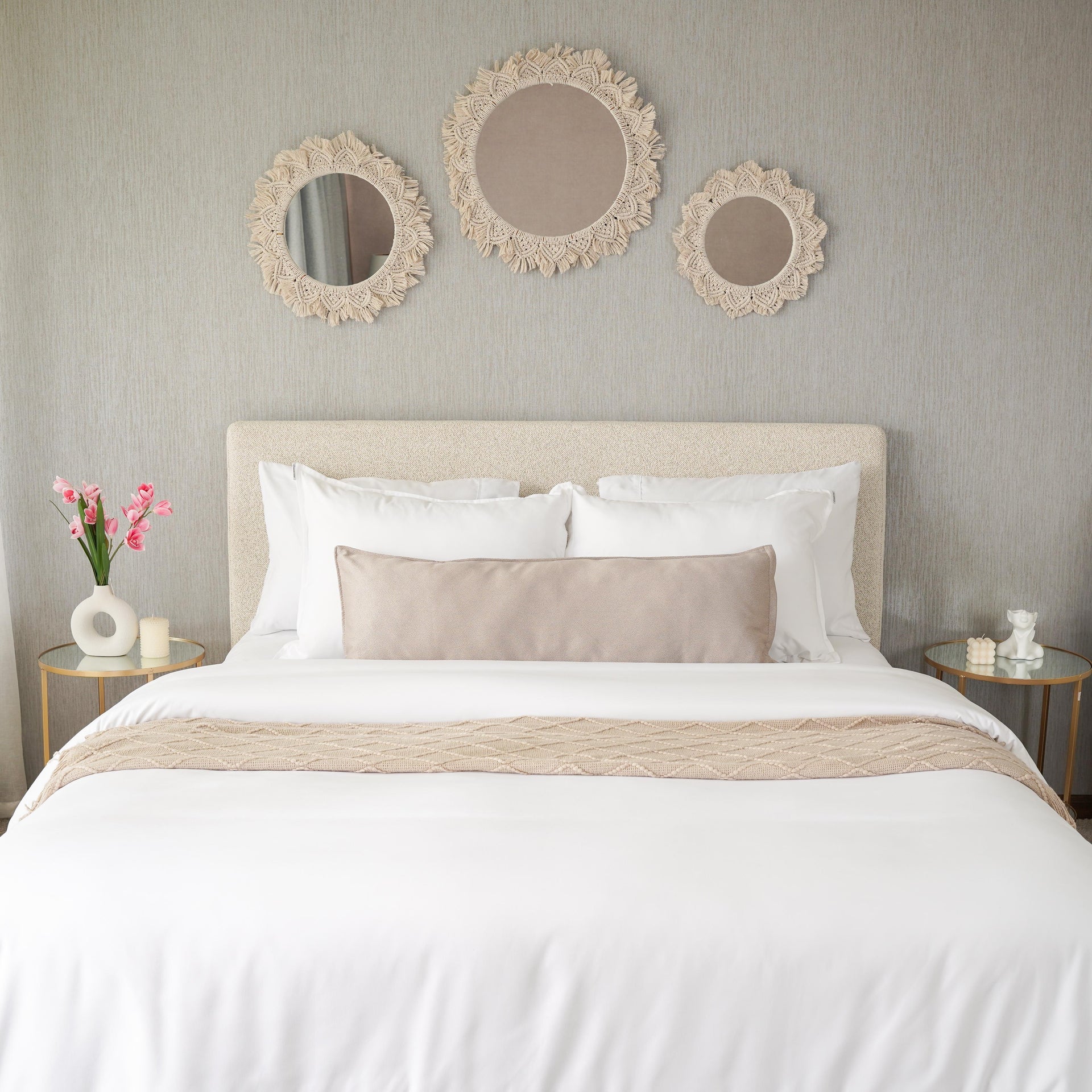 Riñonera Taupe 70 cm x 35 cm - Colección Puebla