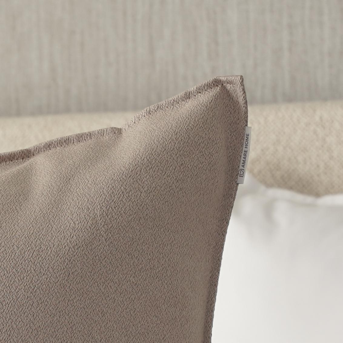 Cojín Taupe 60 cm x 60 cm - Colección Puebla