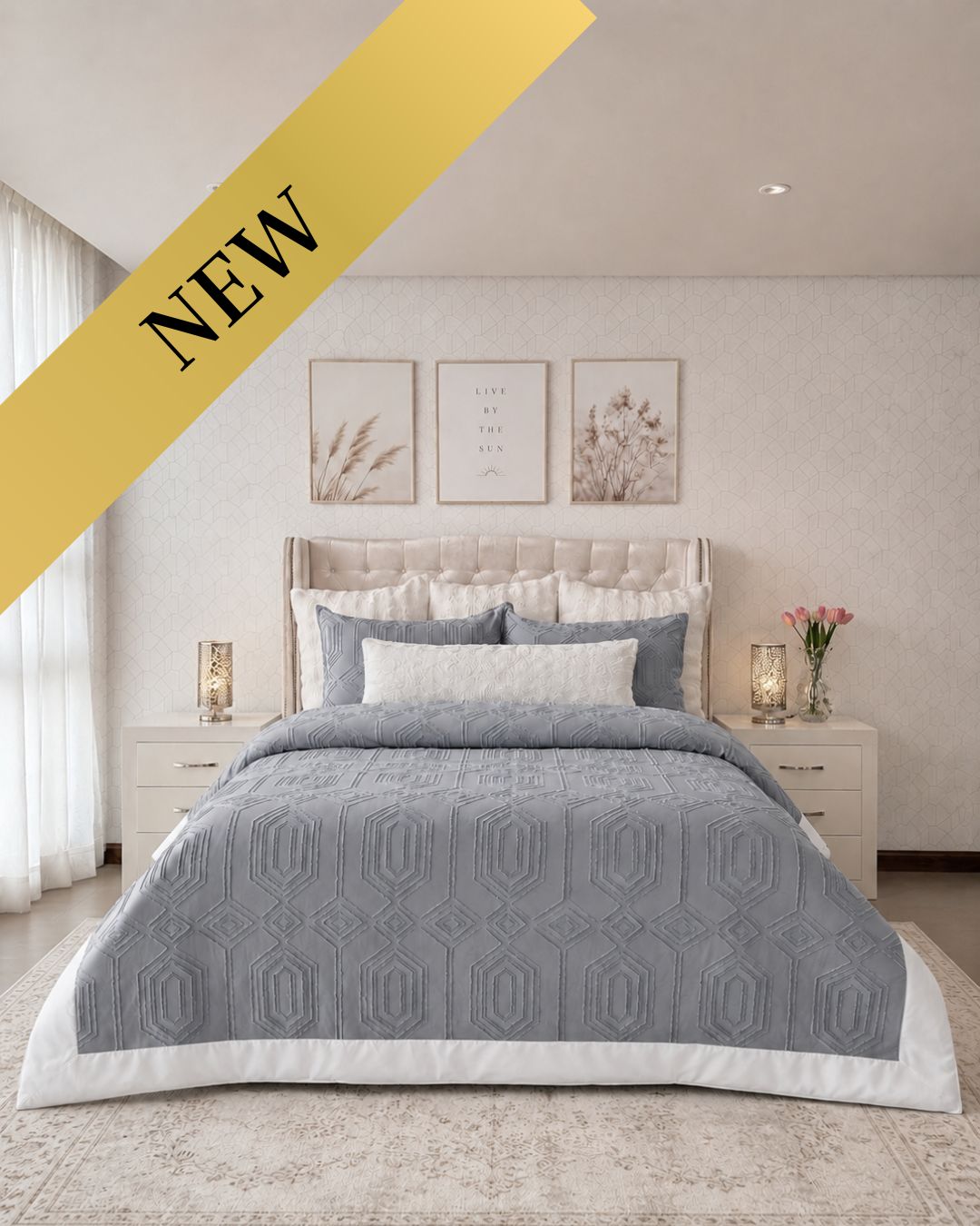 Set - Duvet Cover Gris perla - Colección Dolce Vita