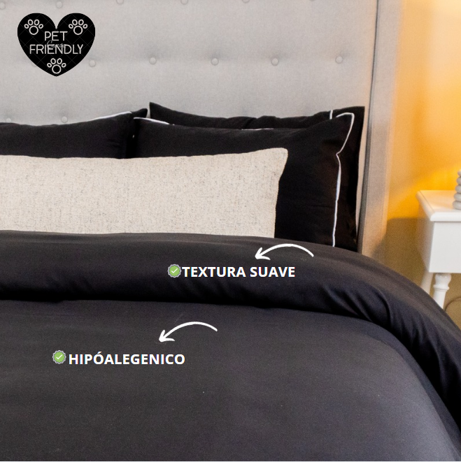 Duvet Cover Negro - Colección Terra