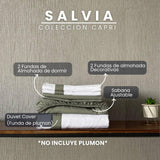 Set Duvet Cover Salvia + Envío Gratis - Colección Capri