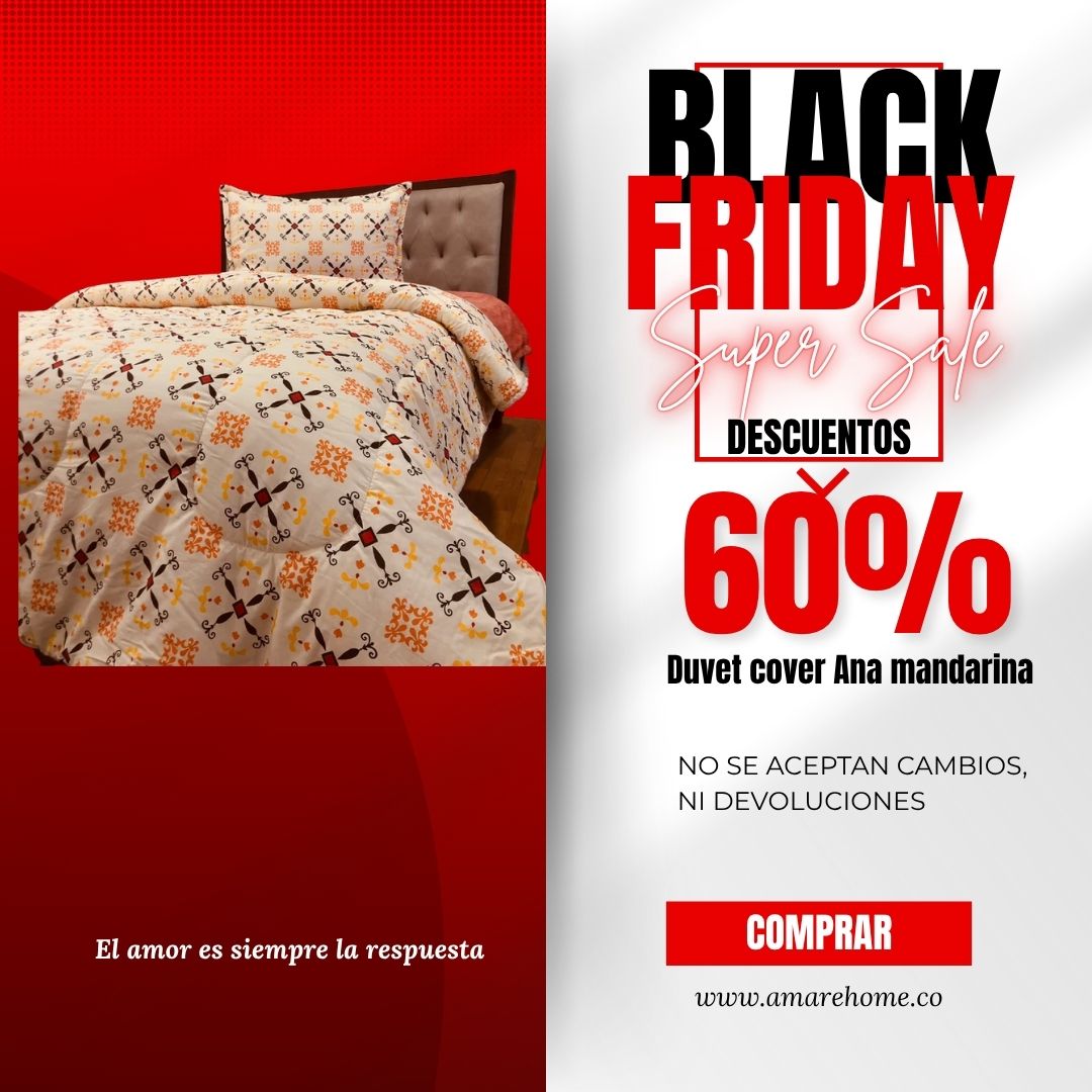 Outlet Set de Cama Cover Ana Mandarina