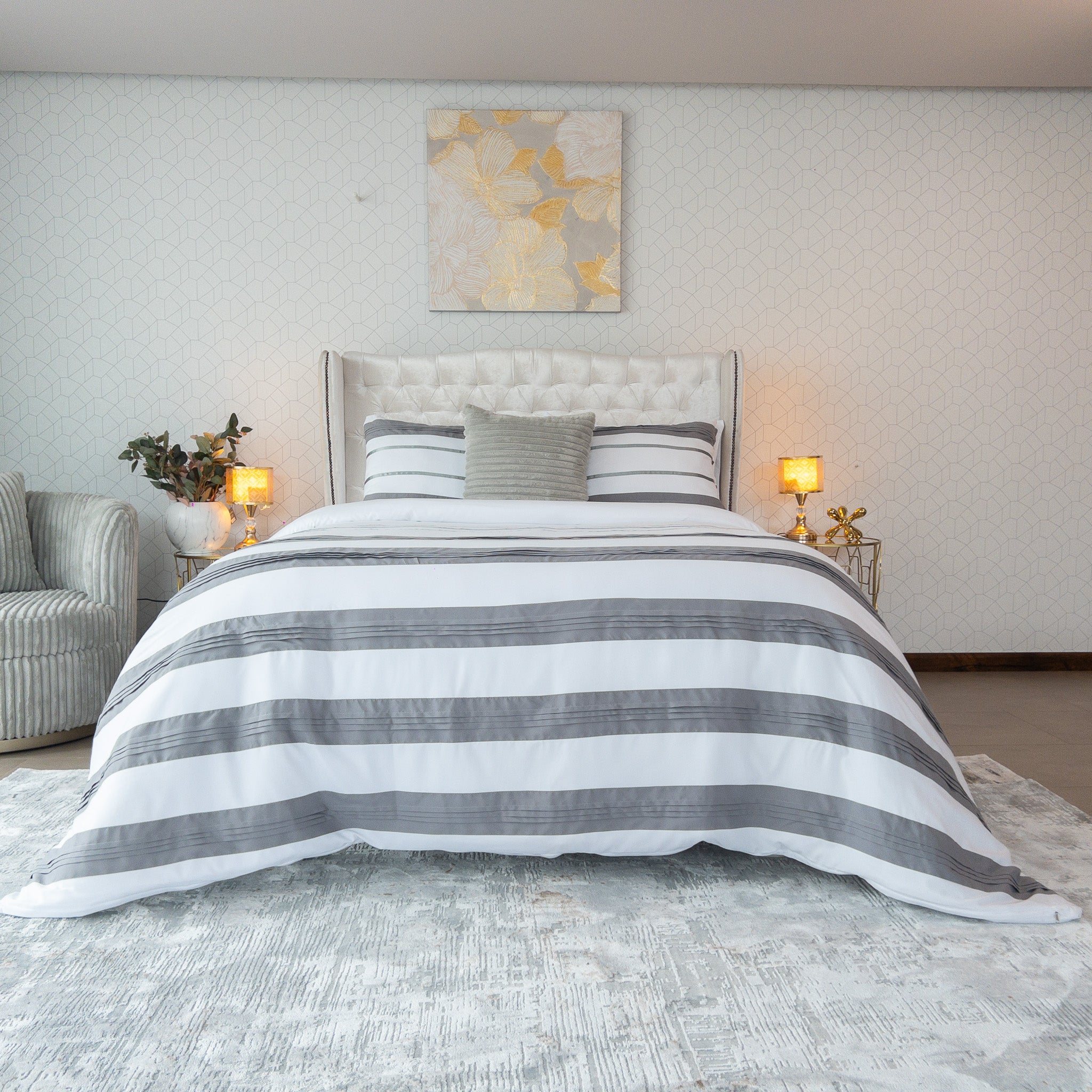 Set Duvet Cover Grey - Armonia