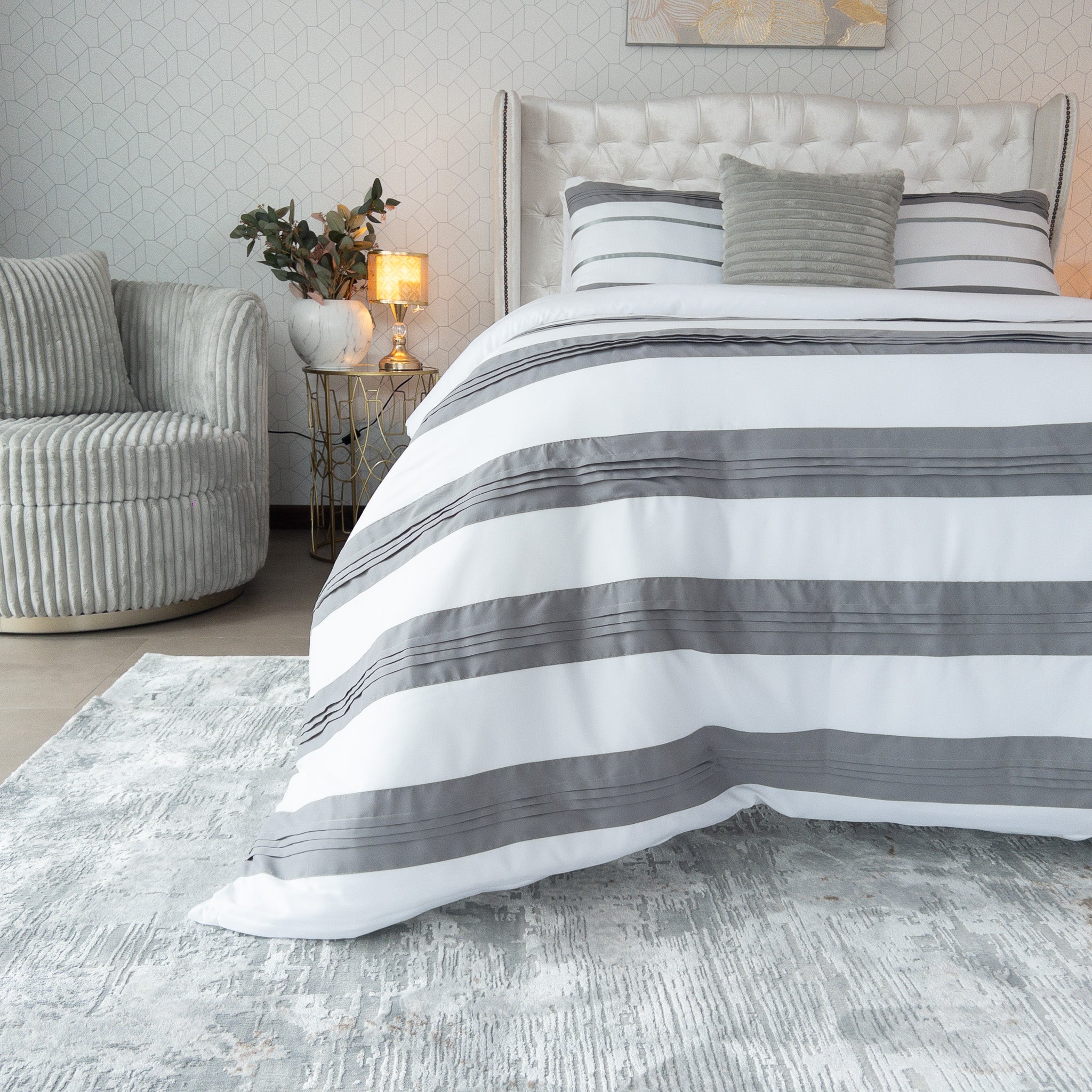 Set Duvet Cover Grey - Armonia