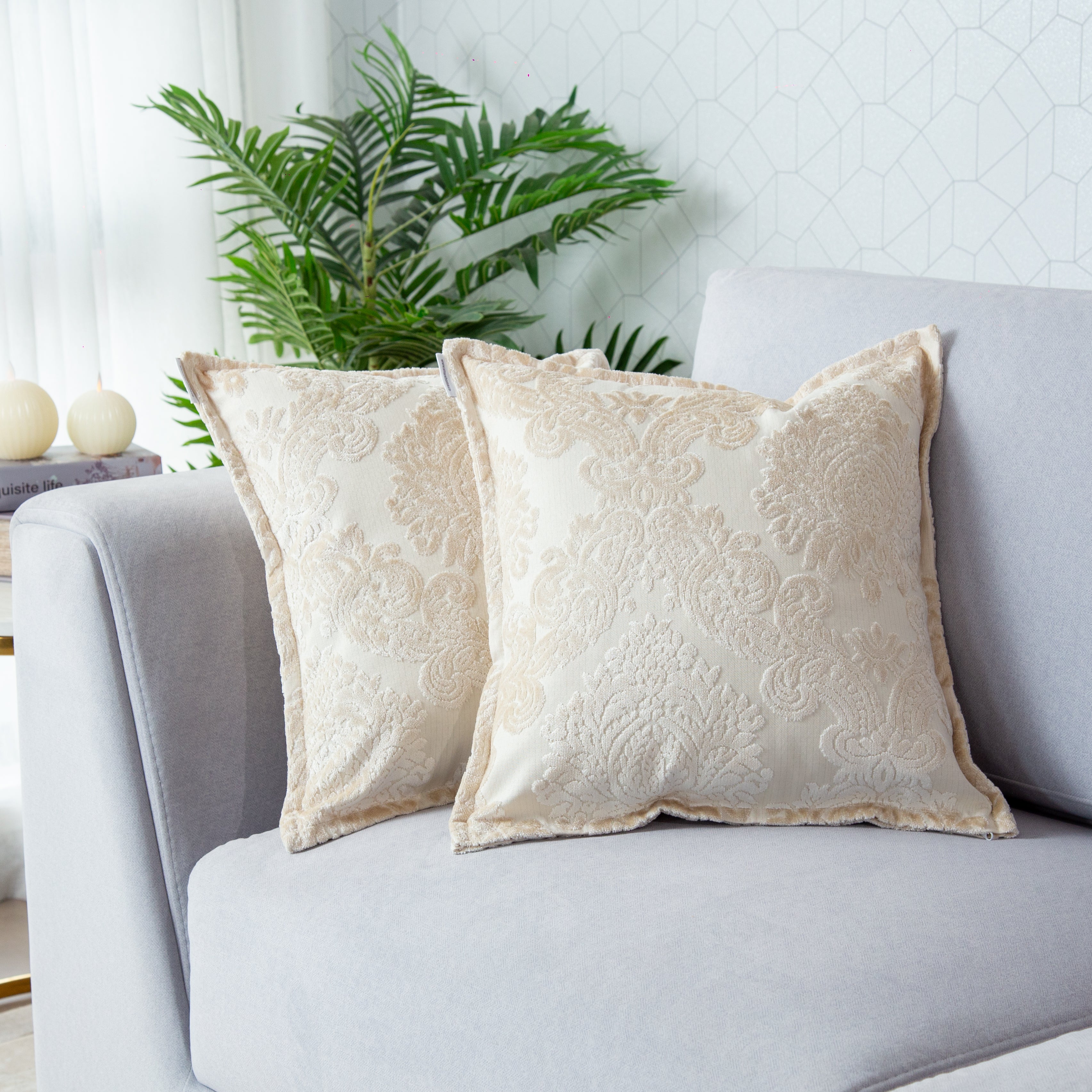 Cojín Decorativo Beige  - Colección Edén