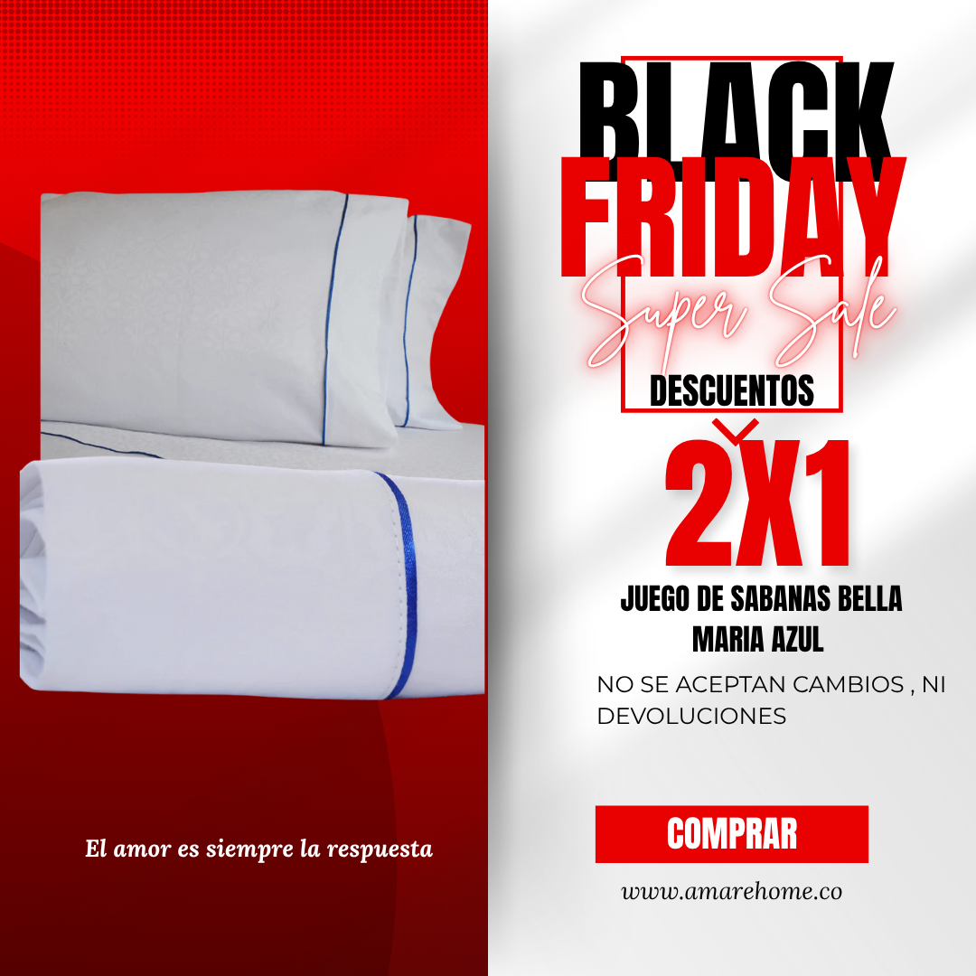 Outlet Juego de Cama 260 Hilos Bella María Azul