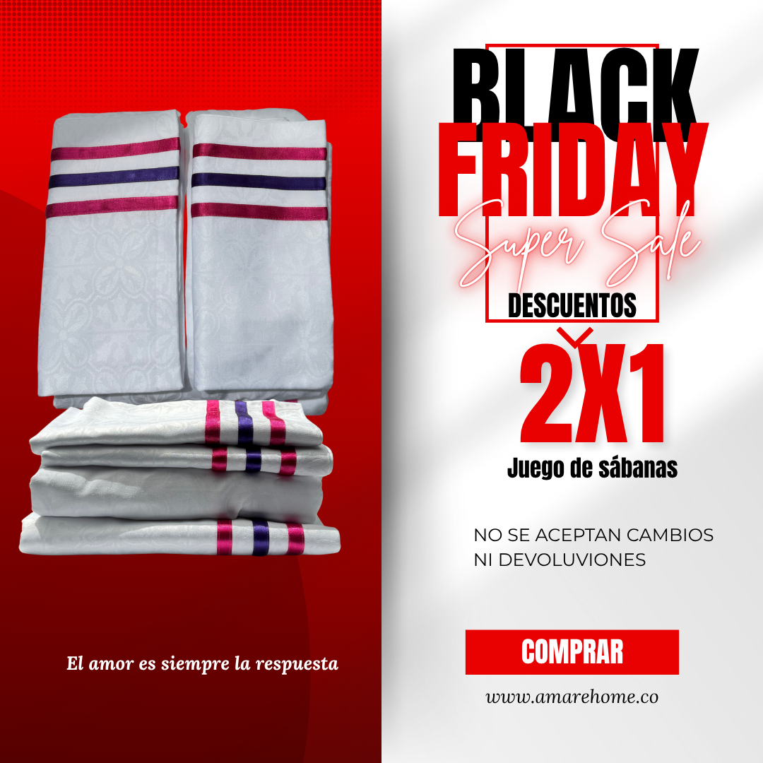 Outlet Juego de Cama 300 Hilos Bella Maria Cintas Fucsia