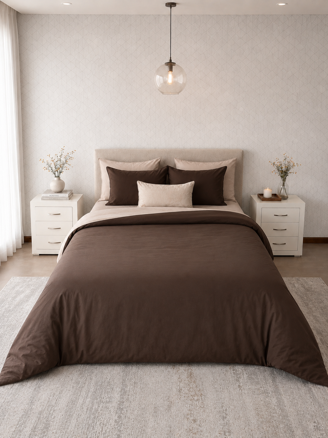 Set Duvet Cover Cocoa  - Colección Refugio