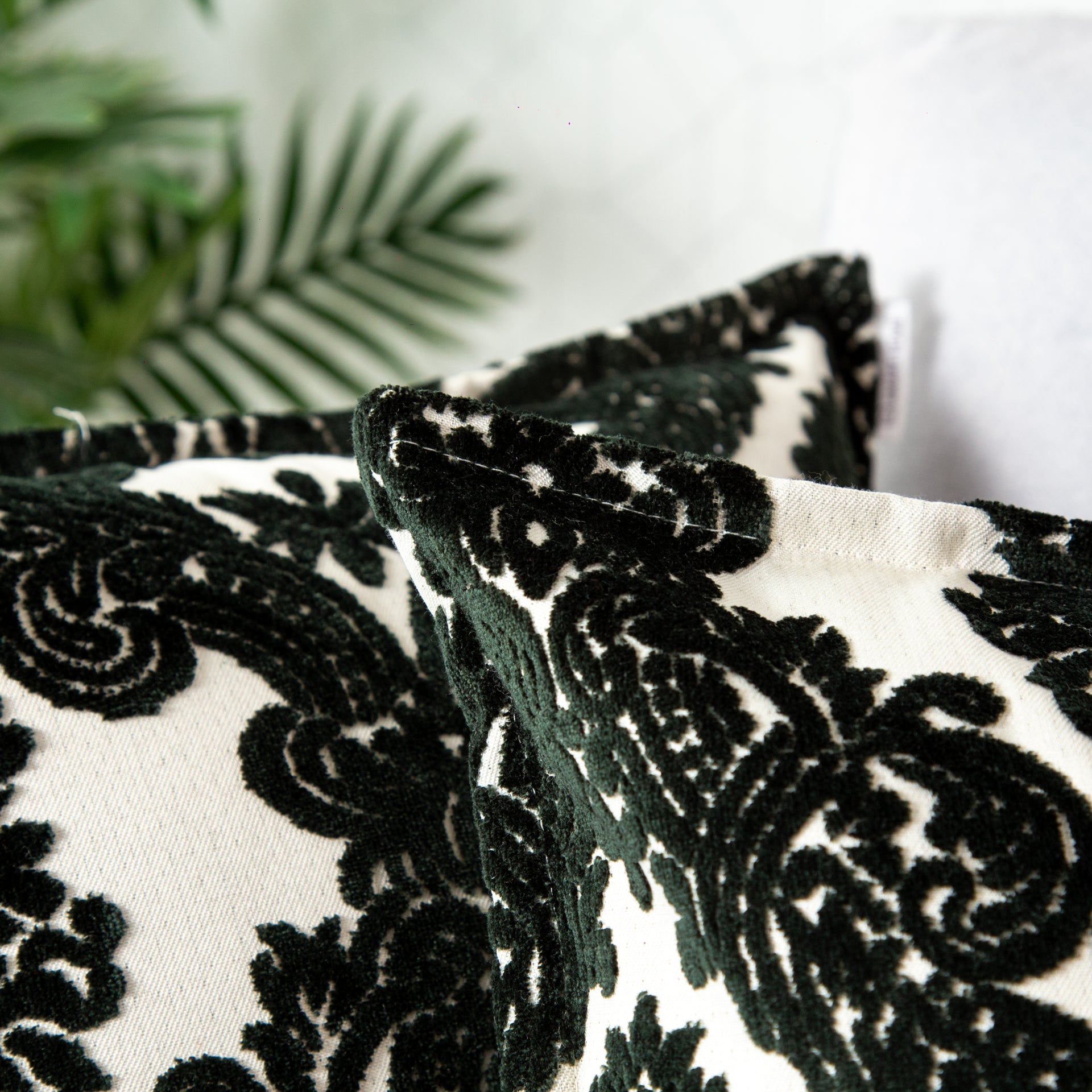Cojín Dark Green 45 cm x 45 cm - Colección Edén