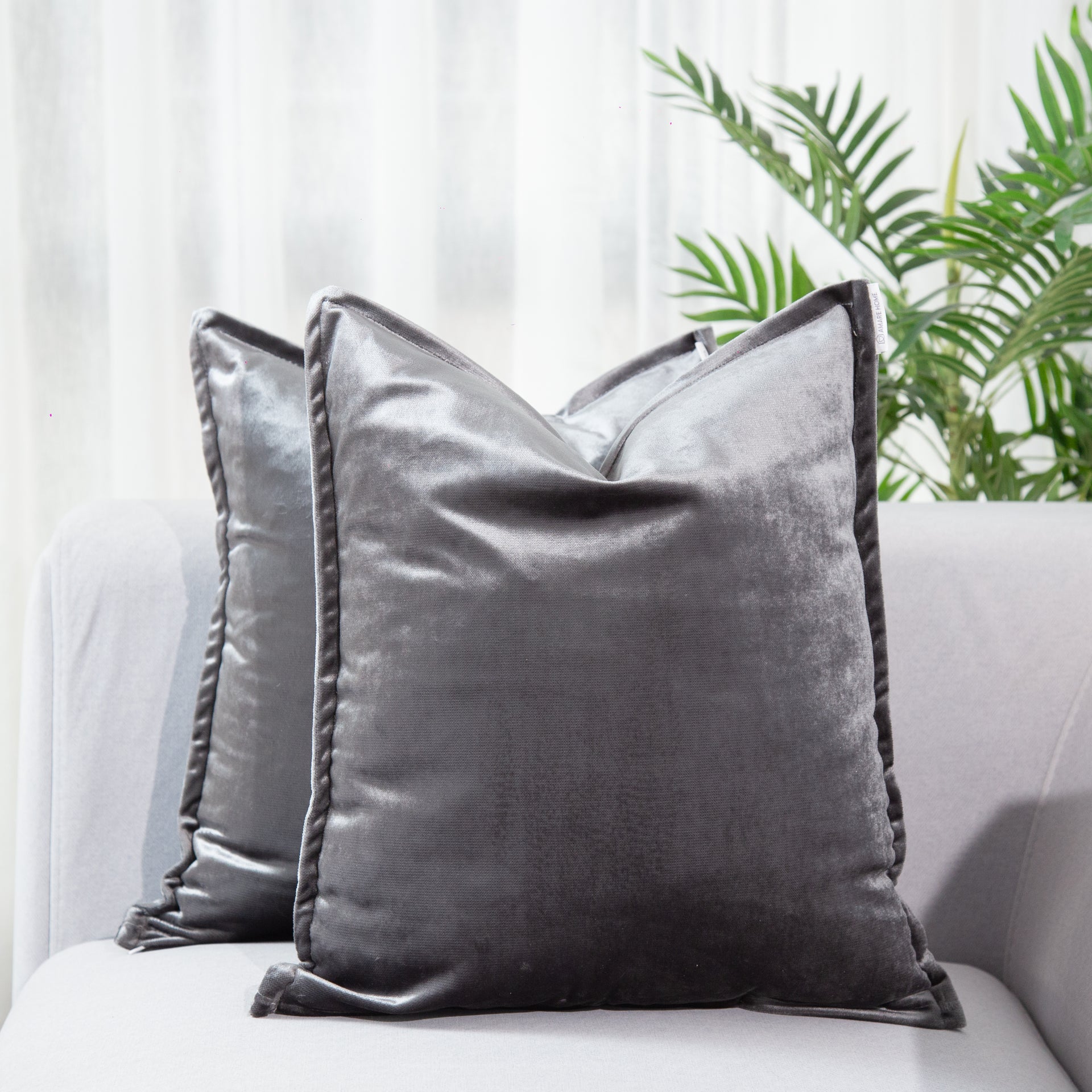 Cojín Nantes Humo 45 cm x 45 cm - Colección Prestige