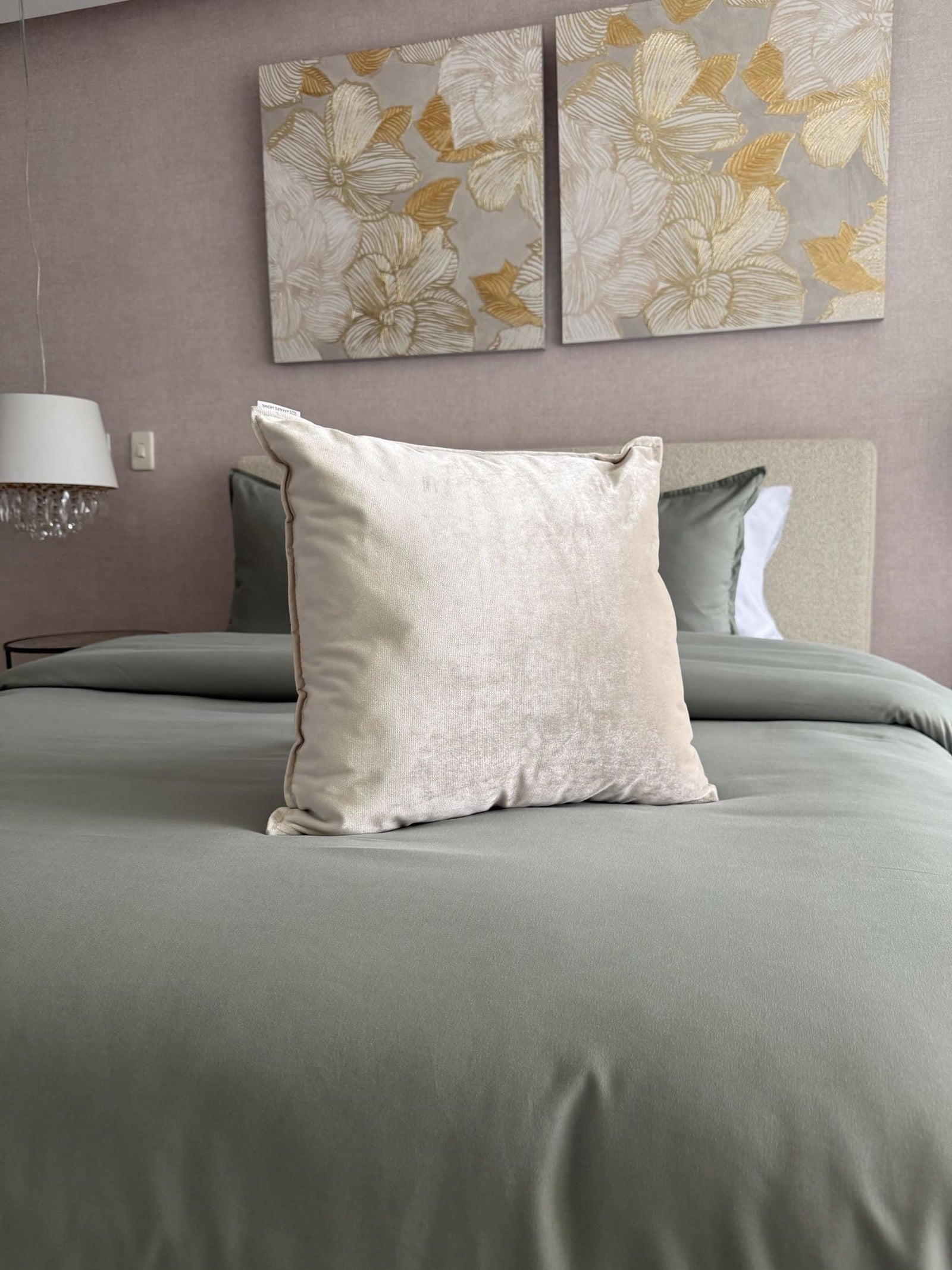 Combo Salvia: Plumón + Duvet Cover + Juego de Sábanas + Cojín REGALO + ENVÍO GRATIS