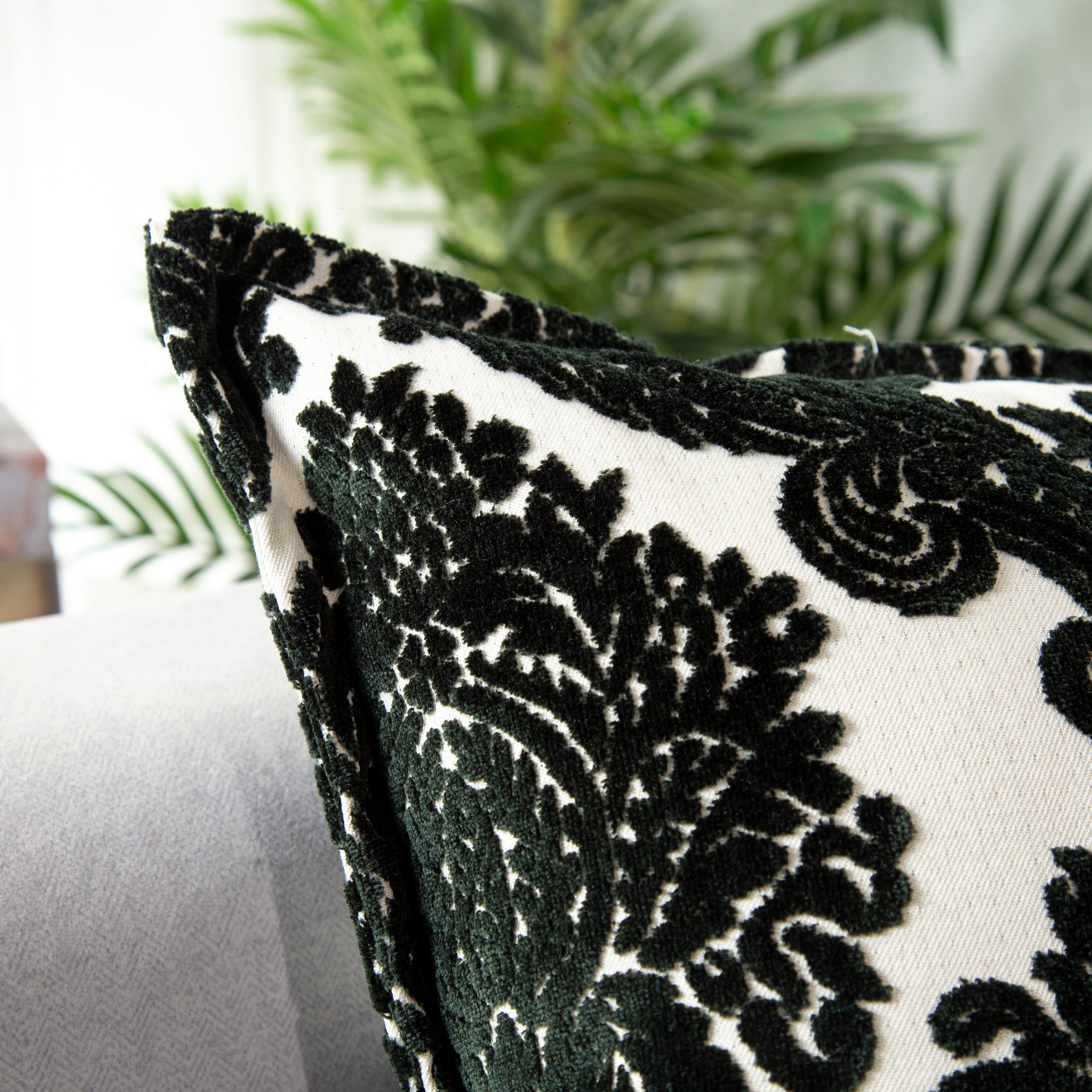 Cojín Decorativo Dark Green - Colección Edén