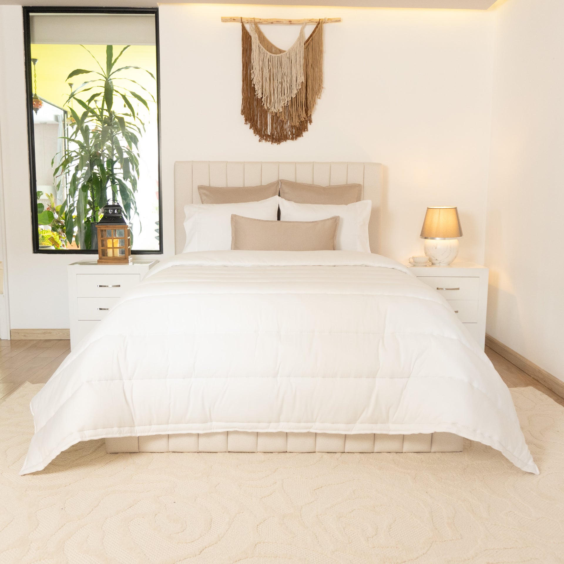 Combo Sahara: Plumón + Duvet Cover + Juego de Sábanas + Cojín REGALO + ENVÍO GRATIS