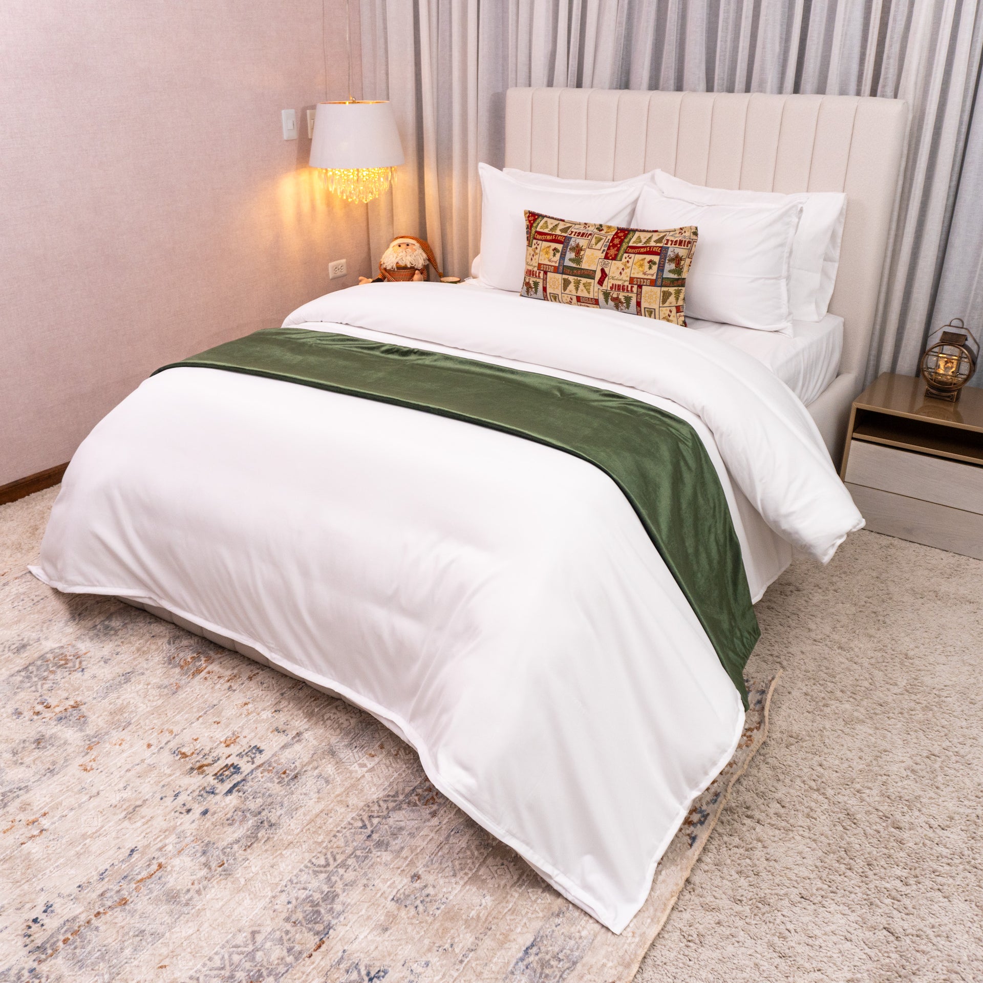 Pie de cama Navideño Jingle Bells- Colección Navideña