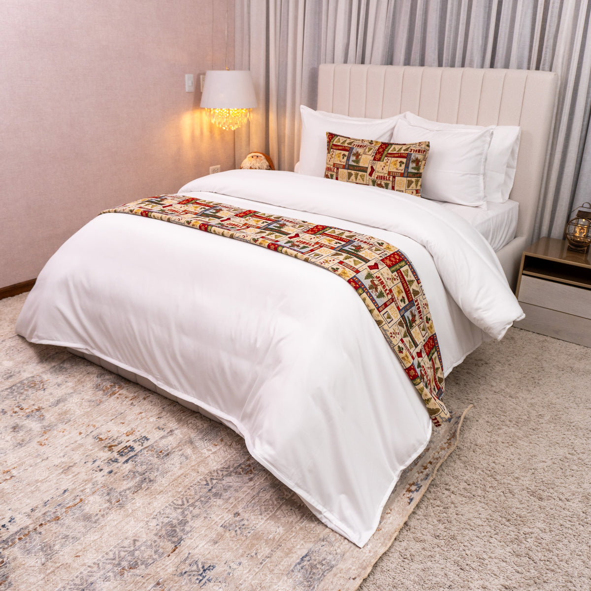 Pie de cama Navideño Jigle Bells