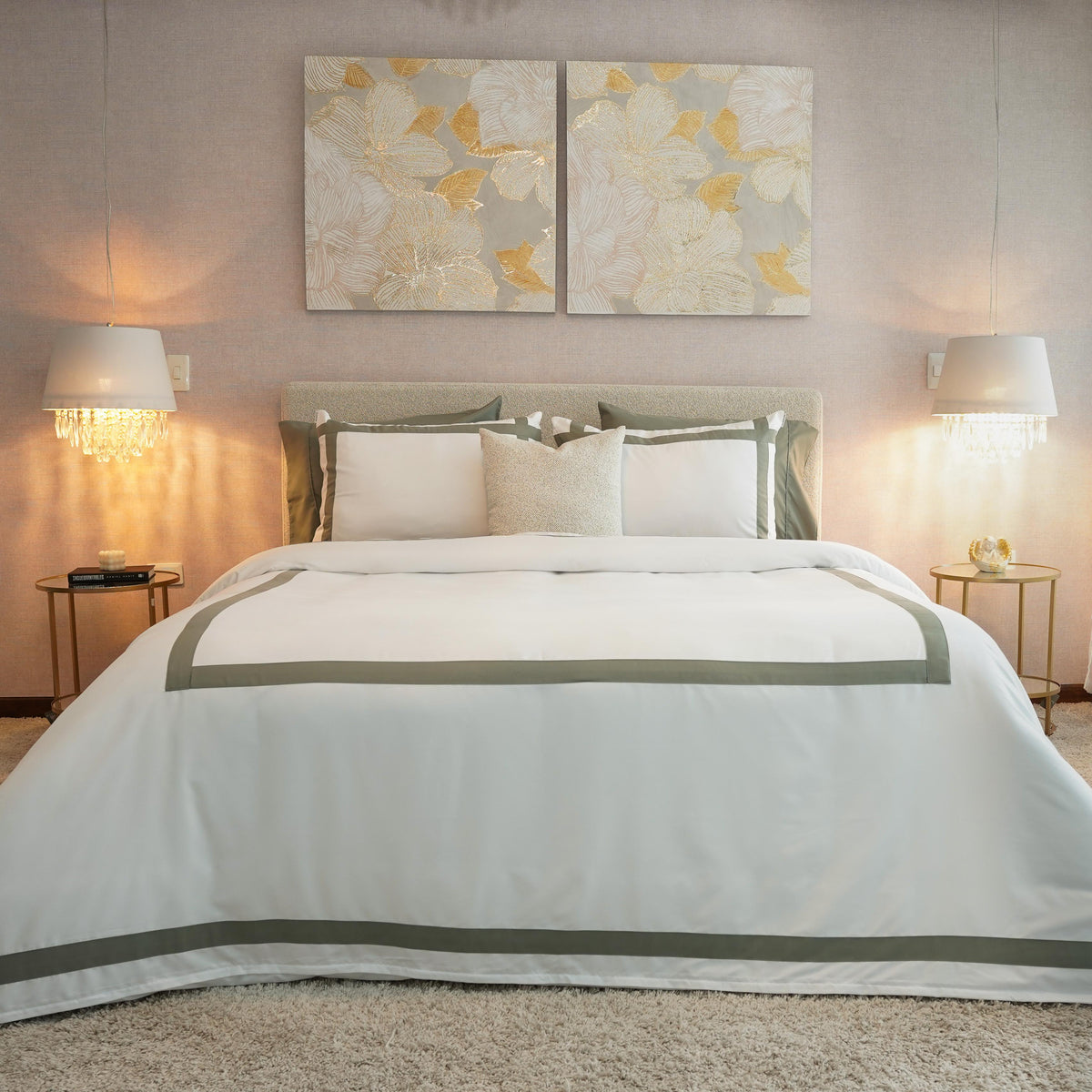 Set Duvet Cover Salvia + Envío Gratis - Colección Capri