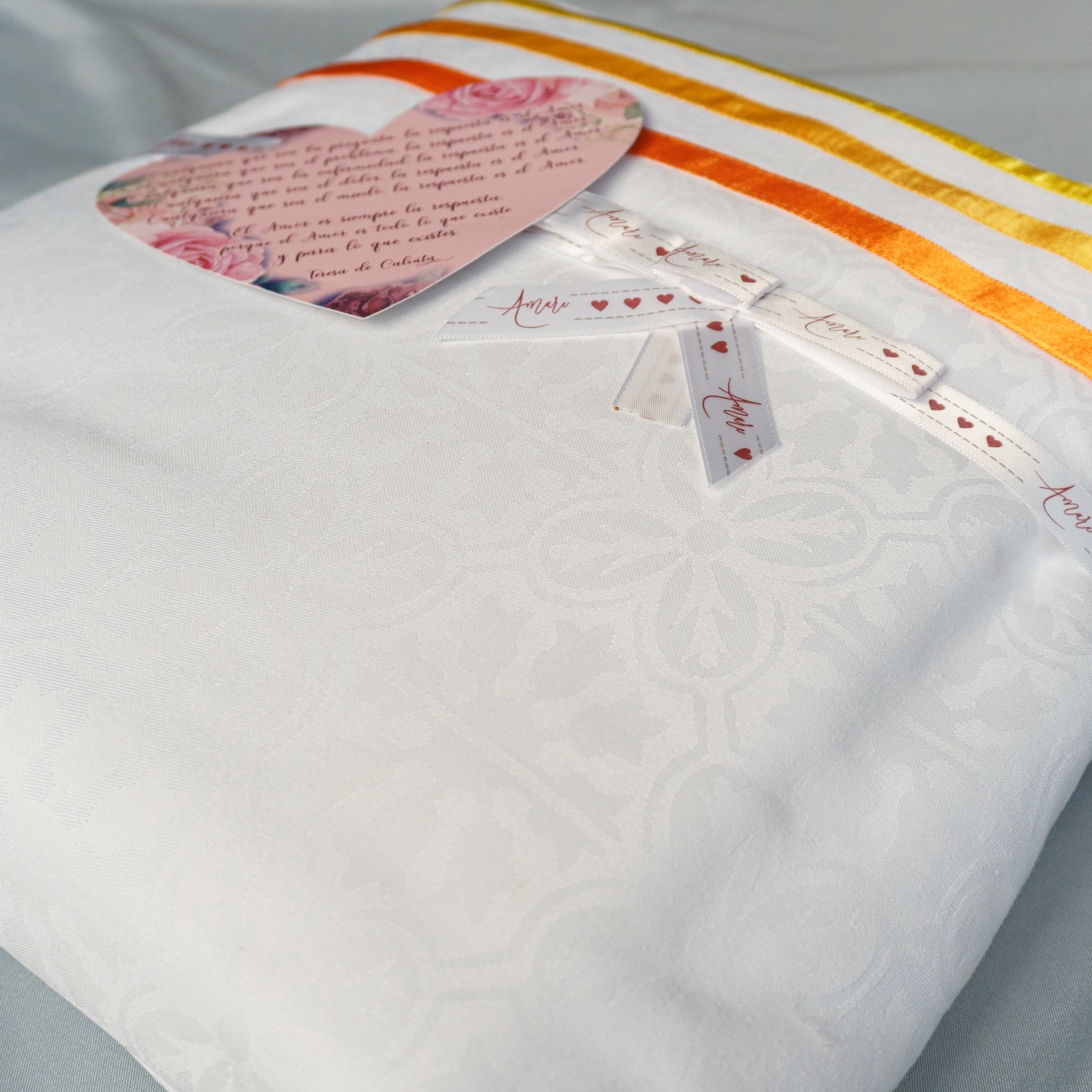 Outlet Juego de Cama 300 Hilos Bella Maria Cintas Amarillo