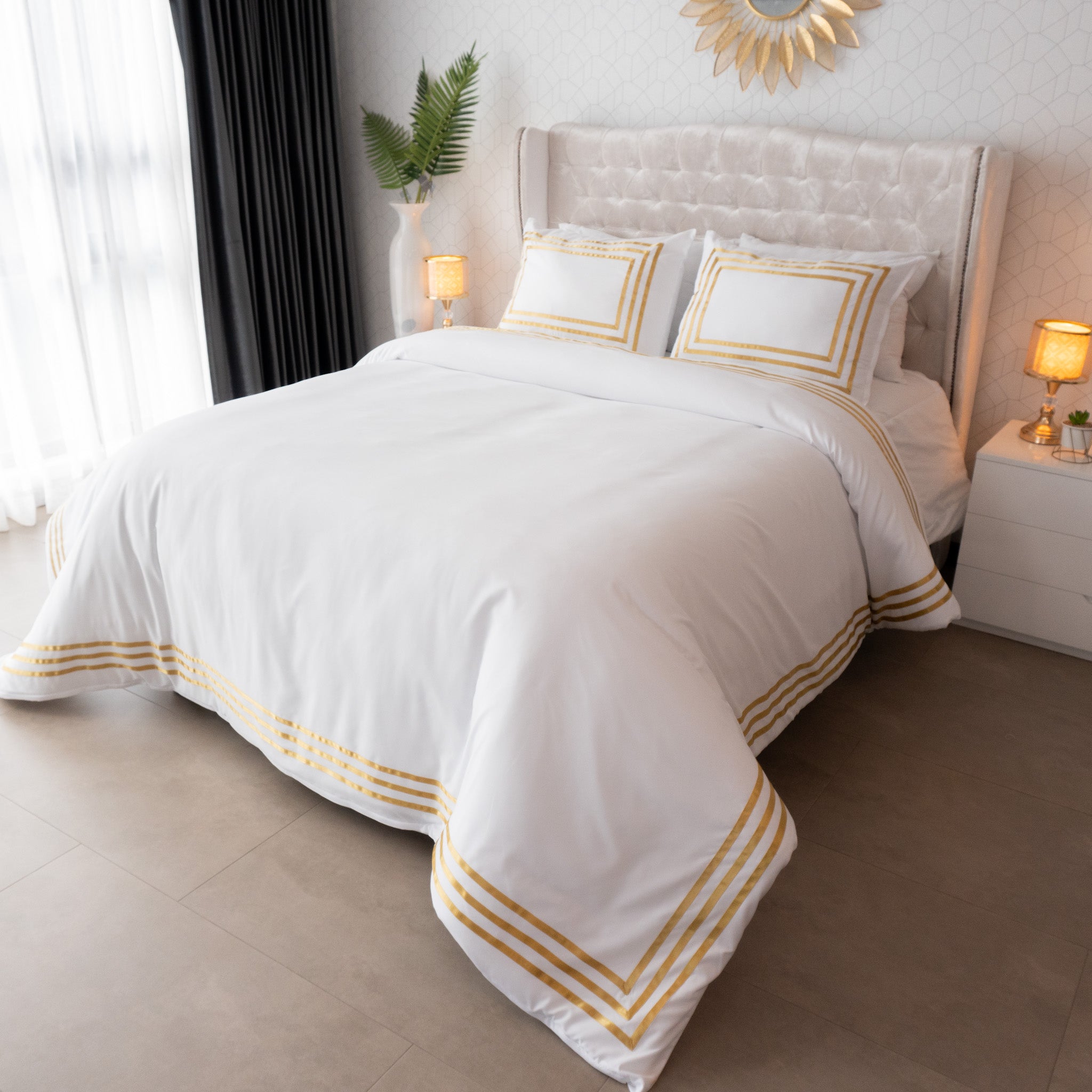 Set Duvet Cover Gold -Colección Luar