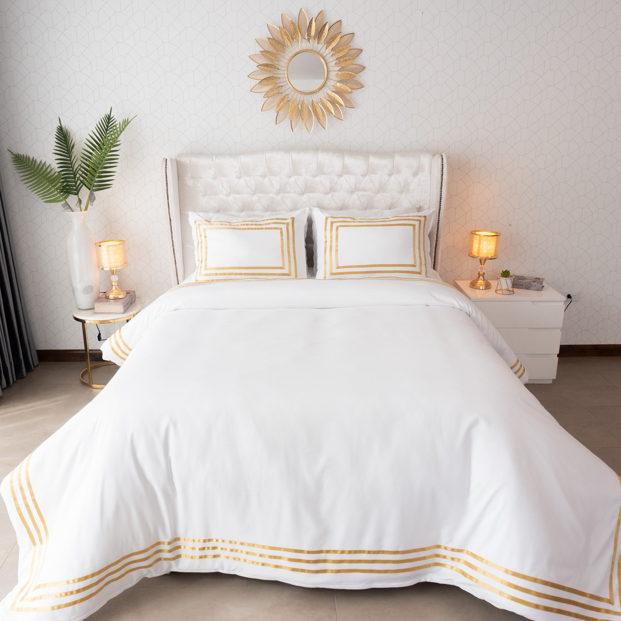 Set Duvet Cover Gold -Colección Luar
