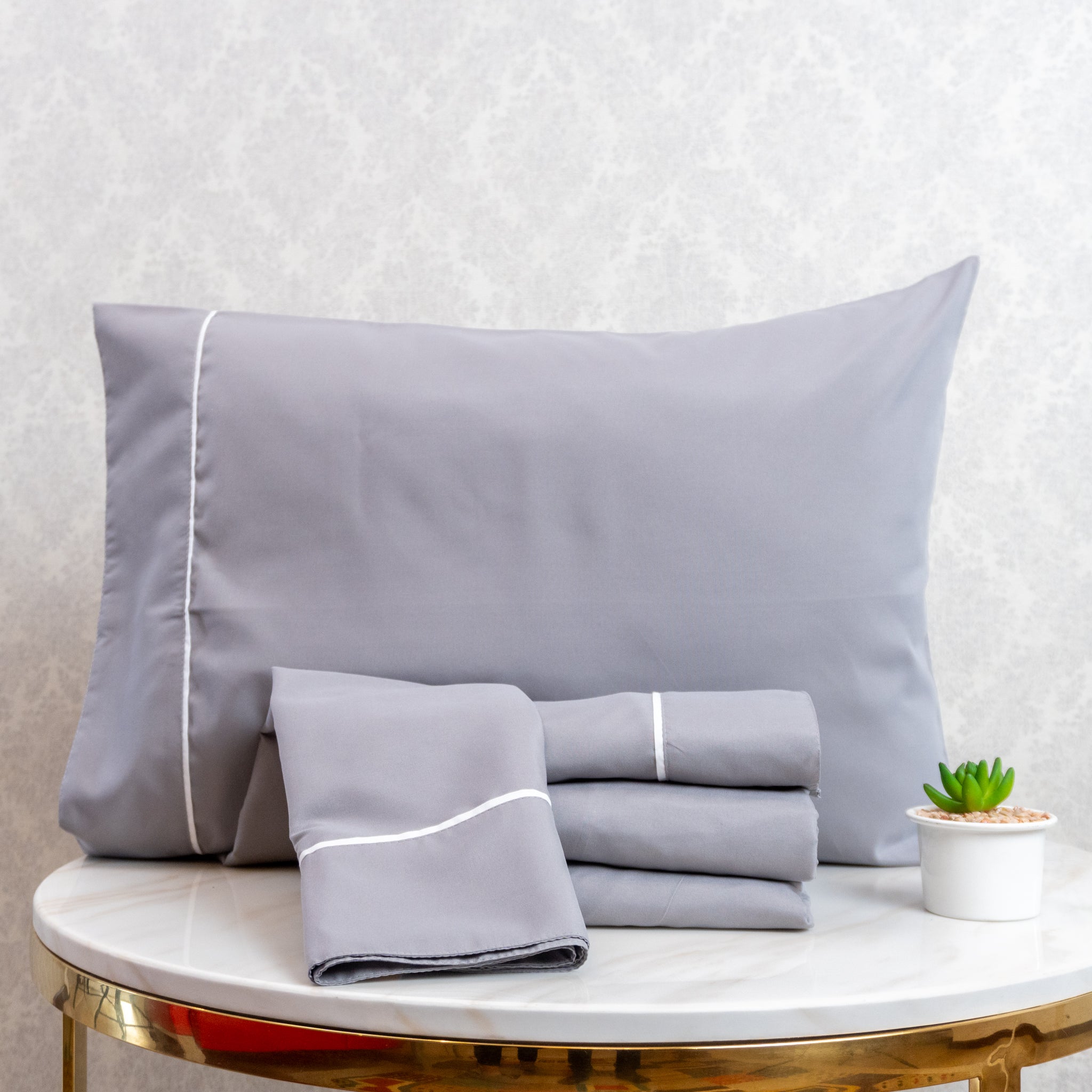 Juego de Sábanas London Grey - Colección Mare