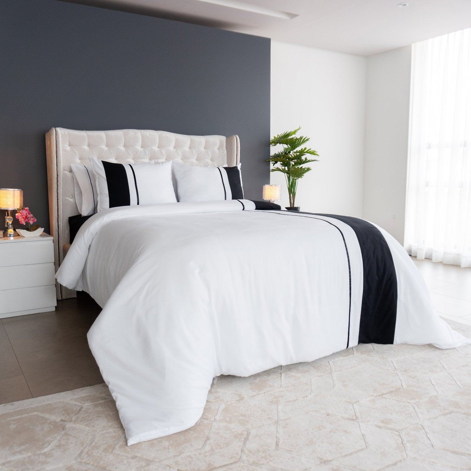 Set Duvet Cover Negro - Colección Speranza