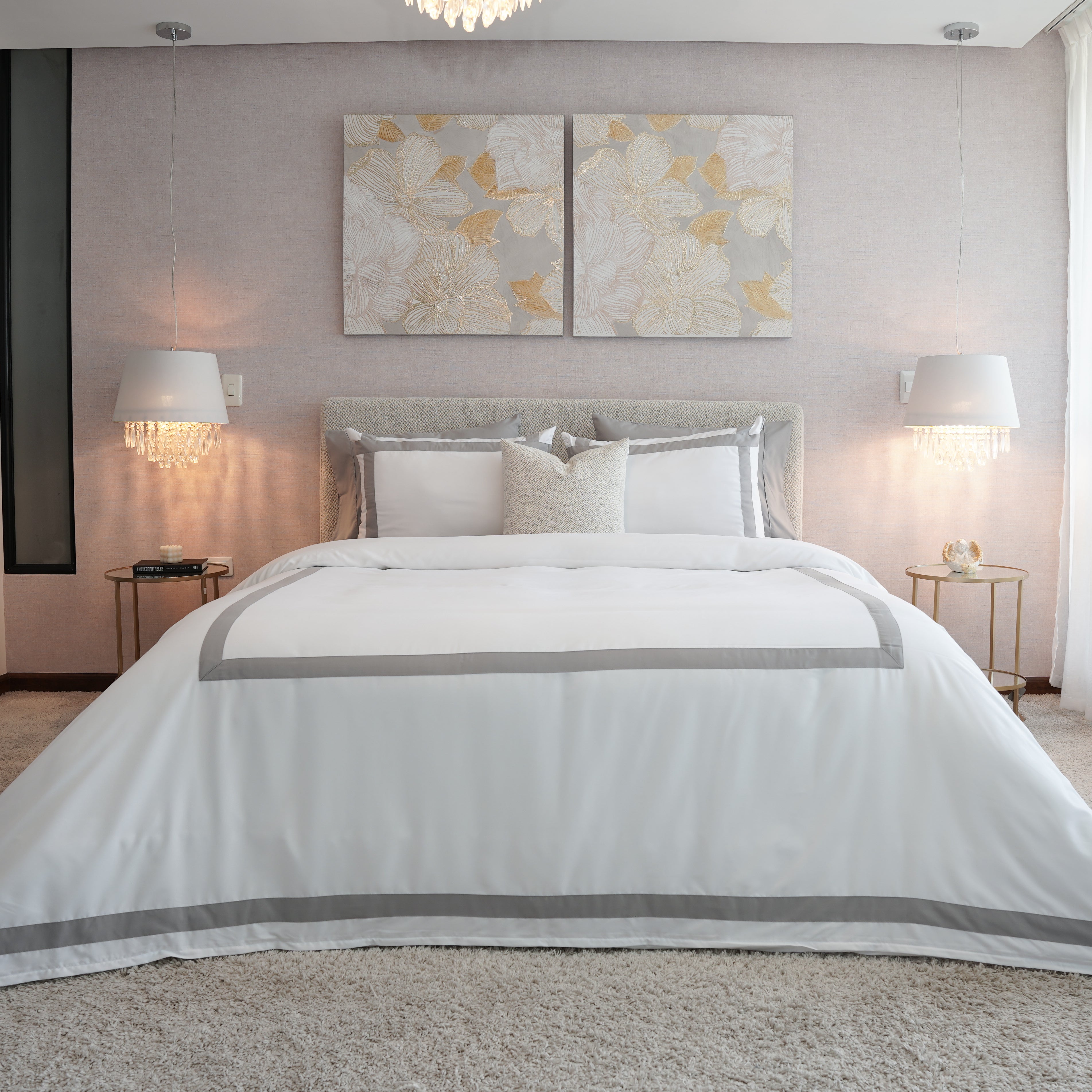 White duvet cover set - Speranza Collection
