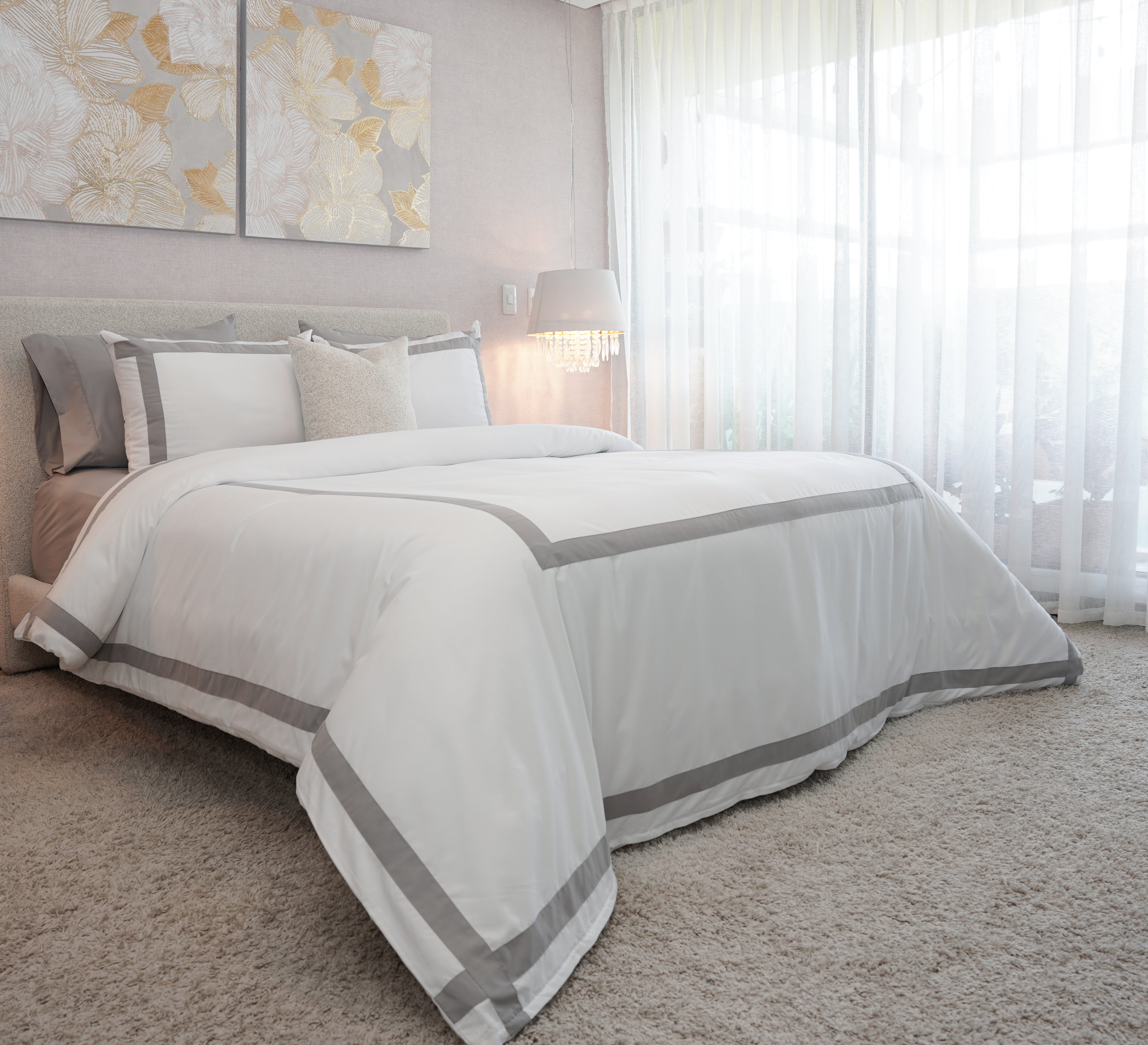 White duvet cover set - Speranza Collection