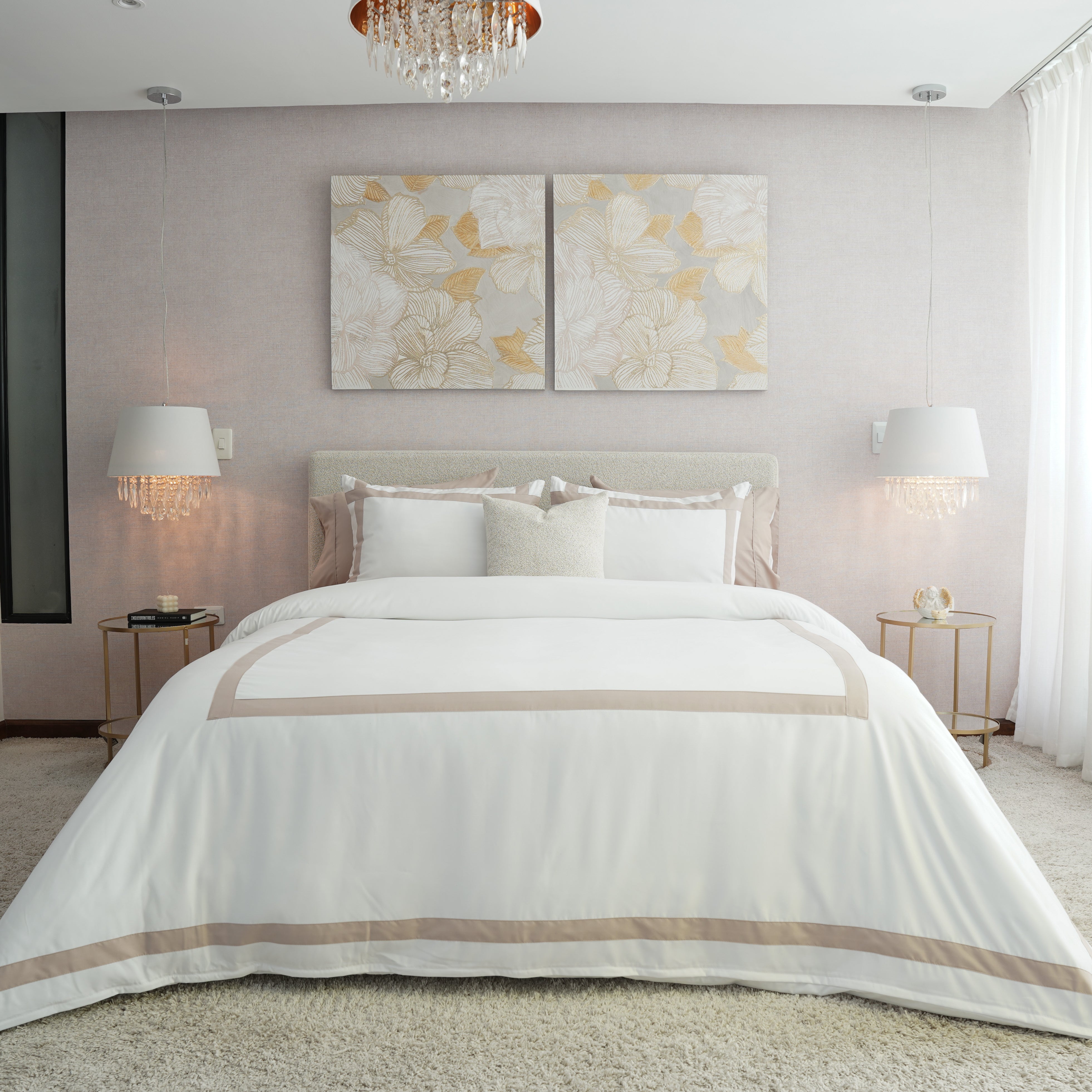 White duvet cover set - Speranza Collection