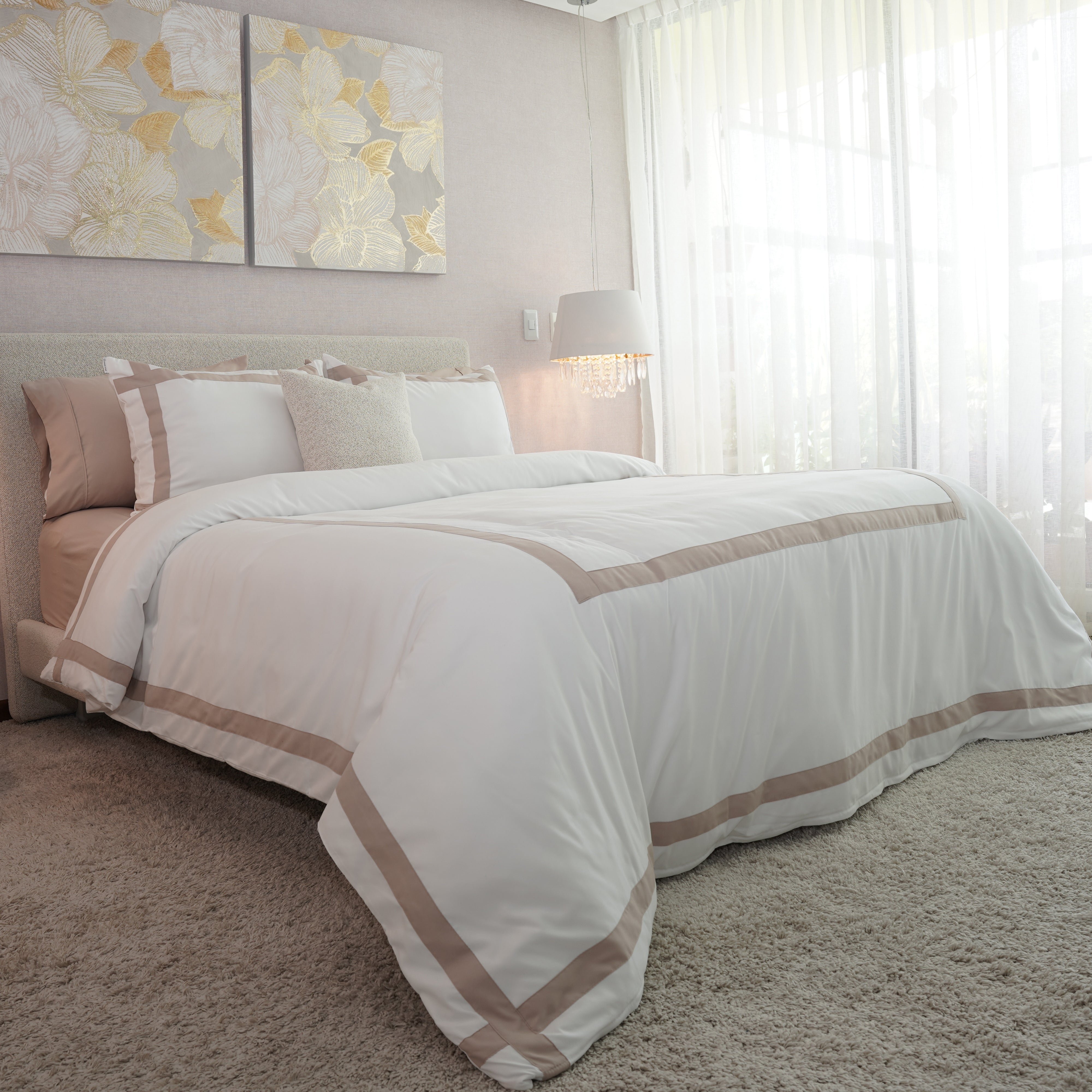 White duvet cover set - Speranza Collection