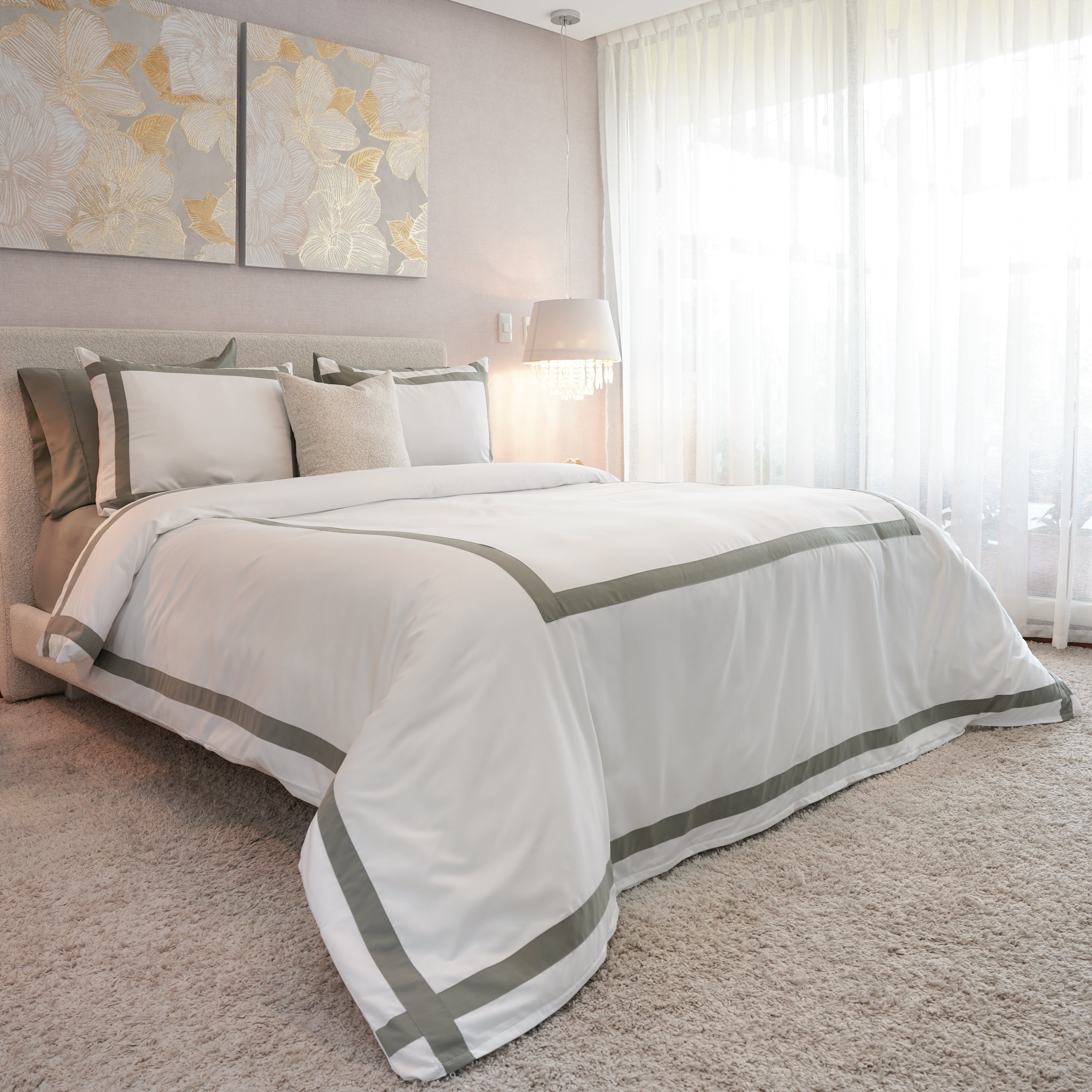 White duvet cover set - Speranza Collection