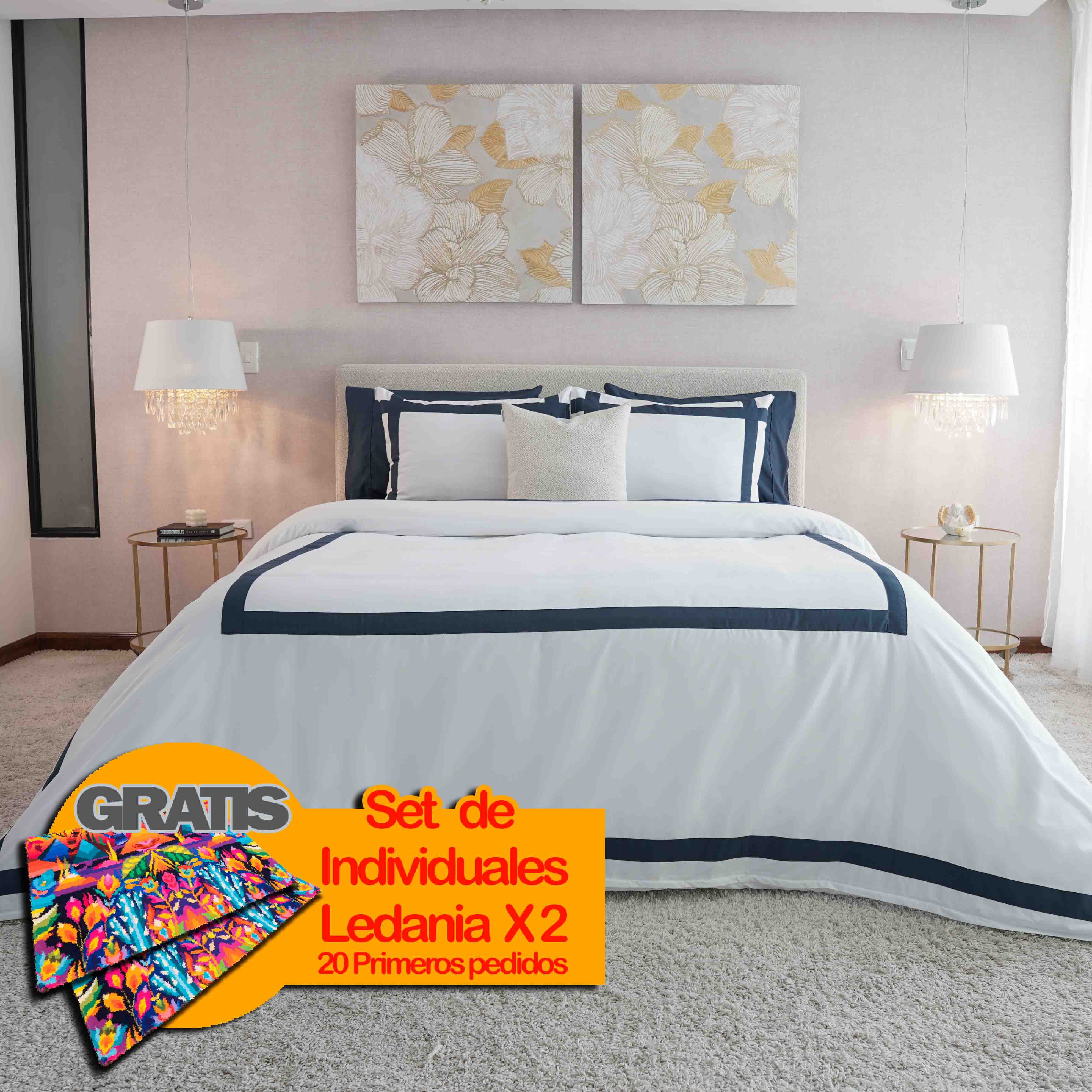 White duvet cover set - Speranza Collection