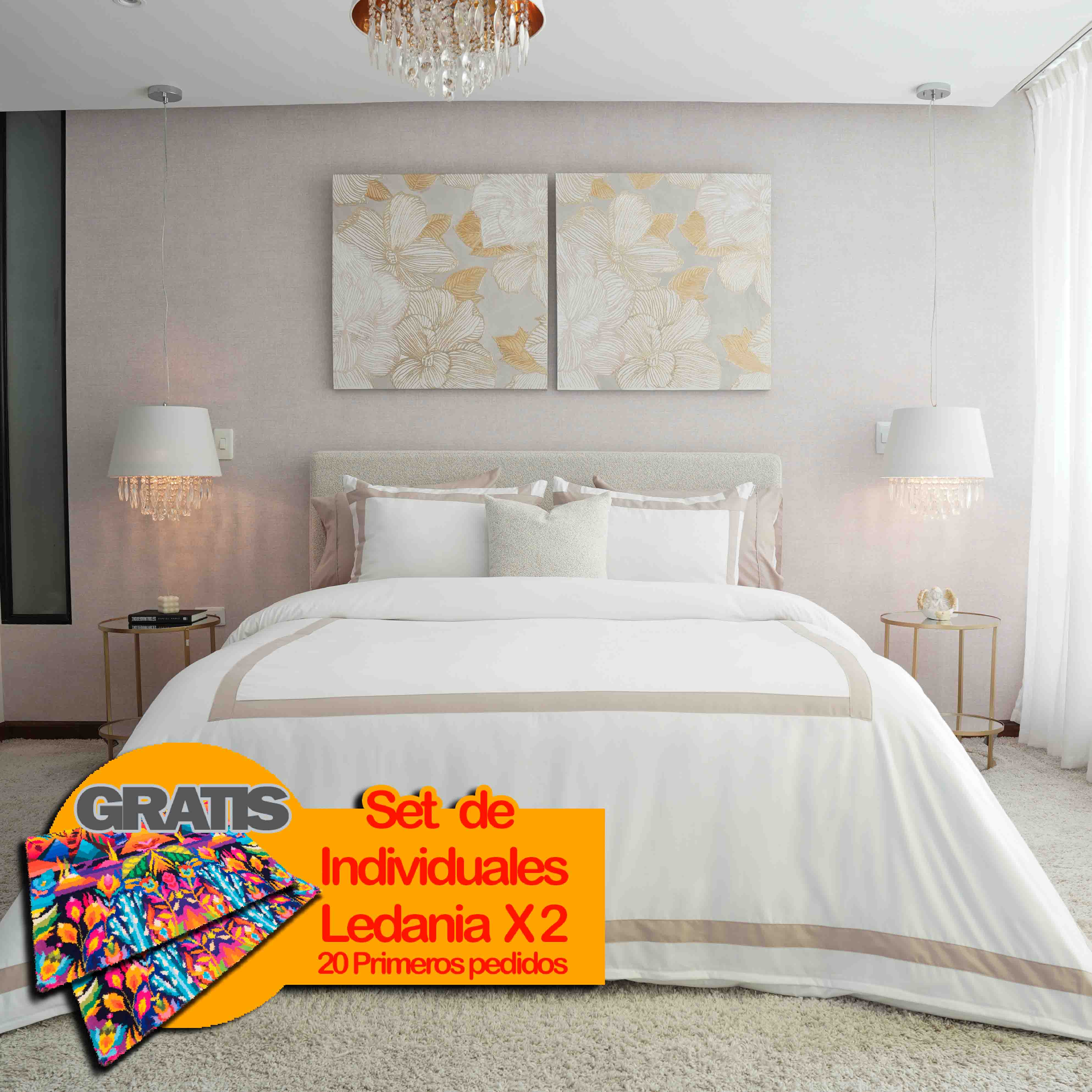 White duvet cover set - Speranza Collection