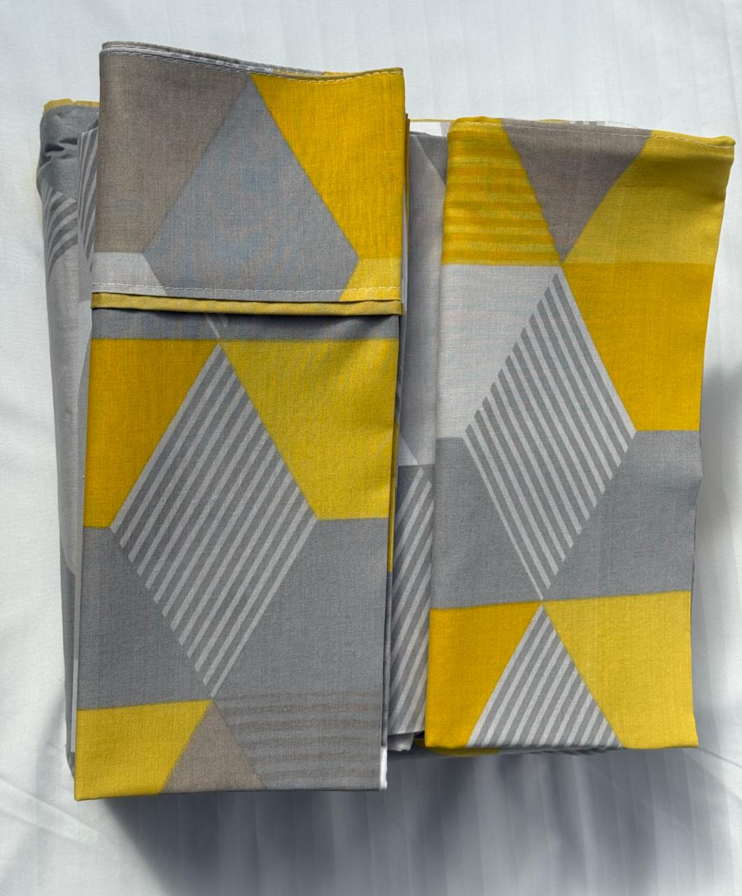 Outlet Set Cover Cubic Amarillo SENCILLO