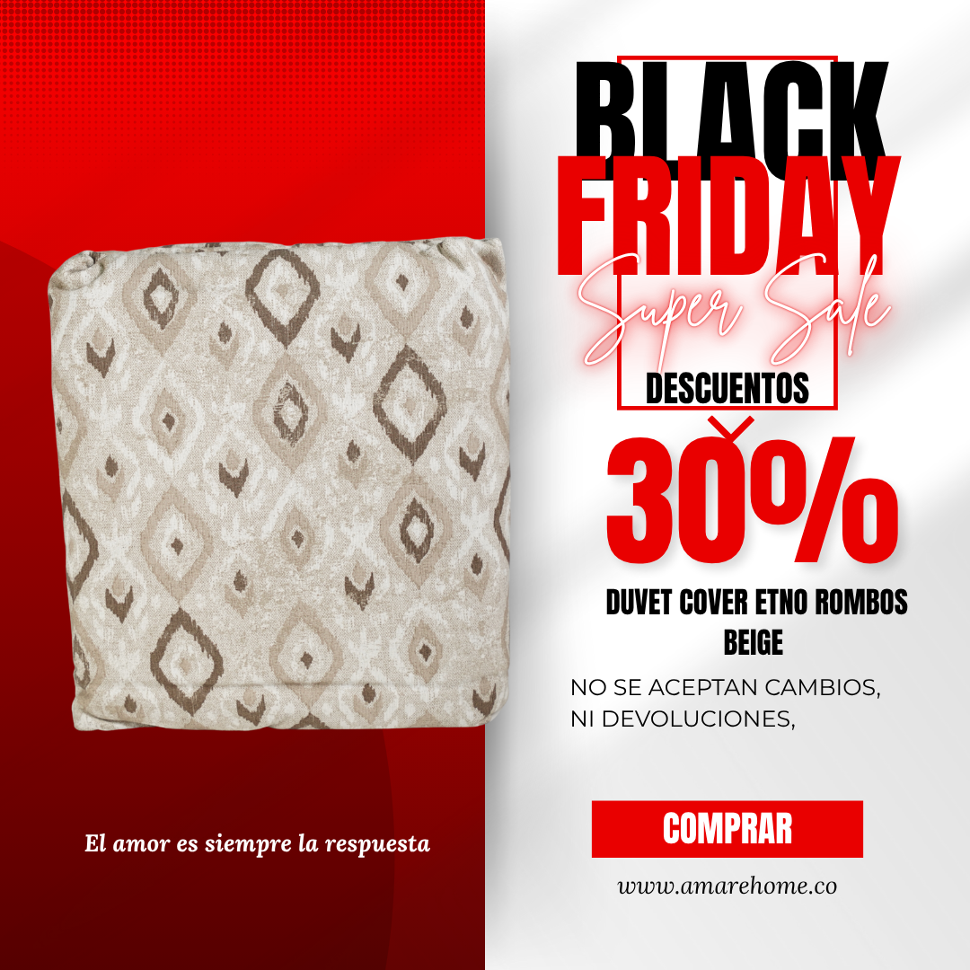 Outlet Cover Rombos Beige - Colección Etno