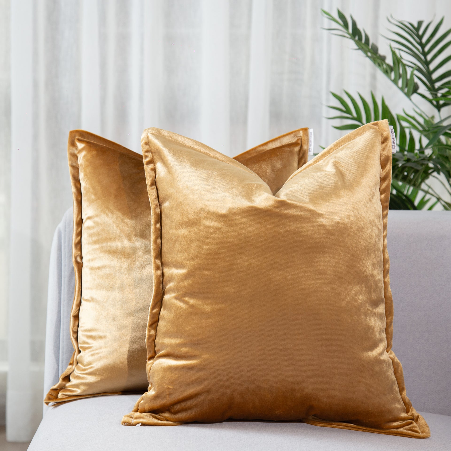 Cojín Nantes Gold 45 cm x 45 cm - Colección Prestige