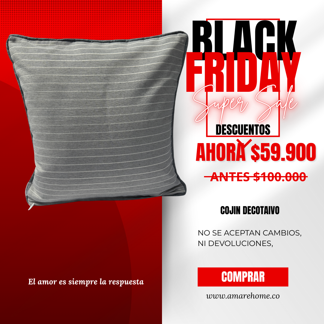 COJIN GRIS A LINEA