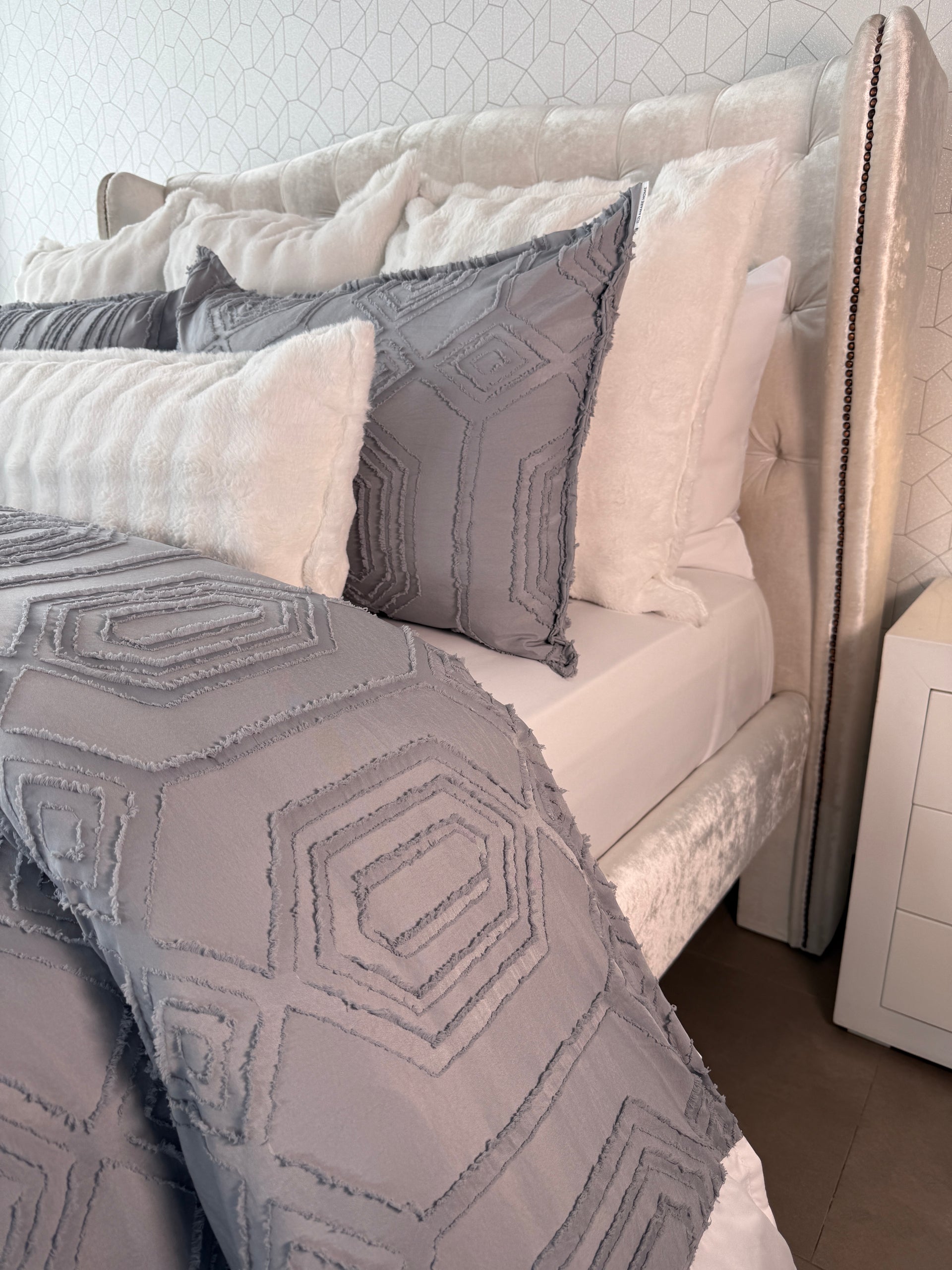 Set - Duvet Cover Gris perla - Colección Dolce Vita