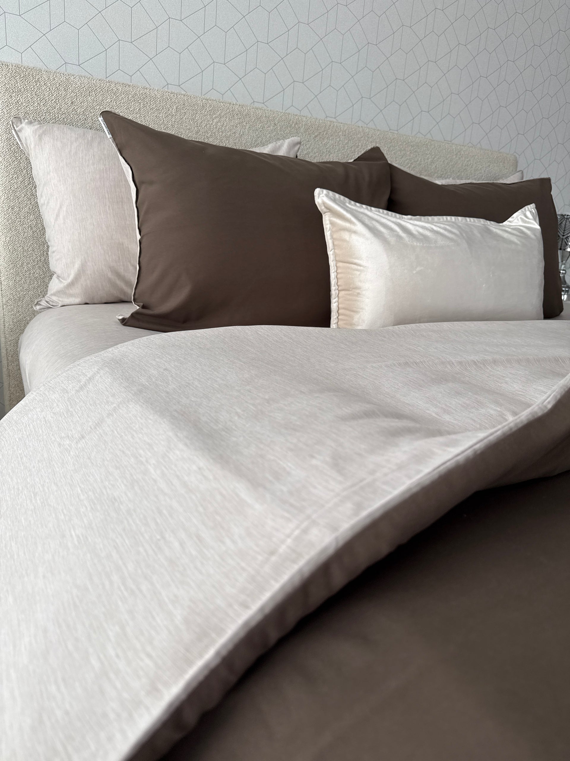 Set Duvet Cover Cocoa  - Colección Refugio