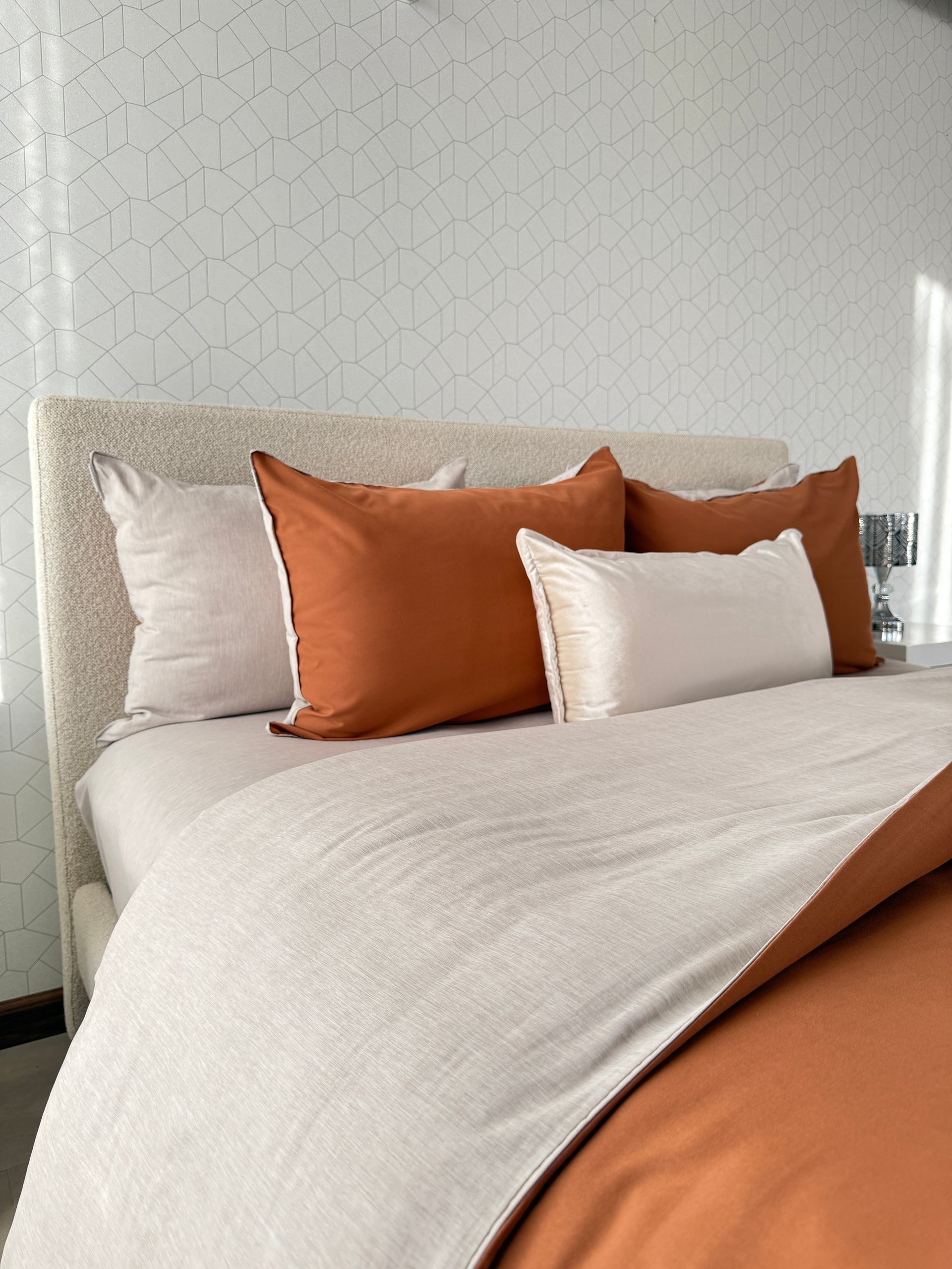 Set Duvet Cover Terracota  - Colección Refugio