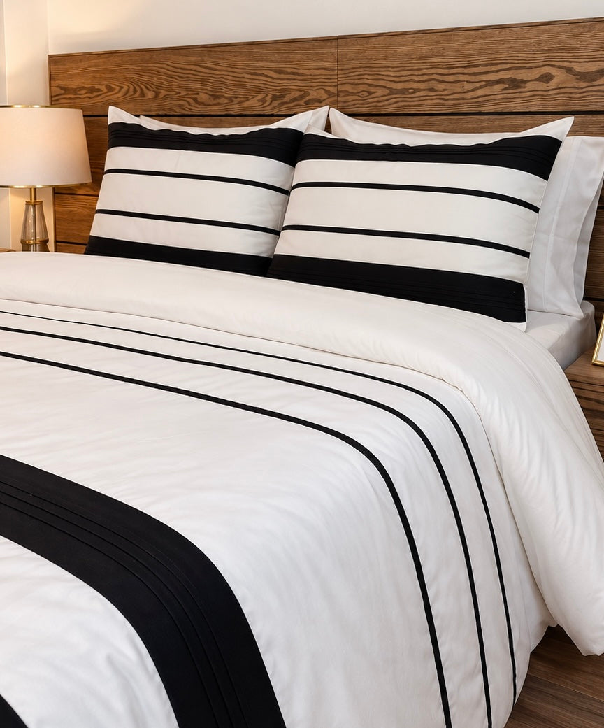 Set Duvet Cover  Black - Armonia