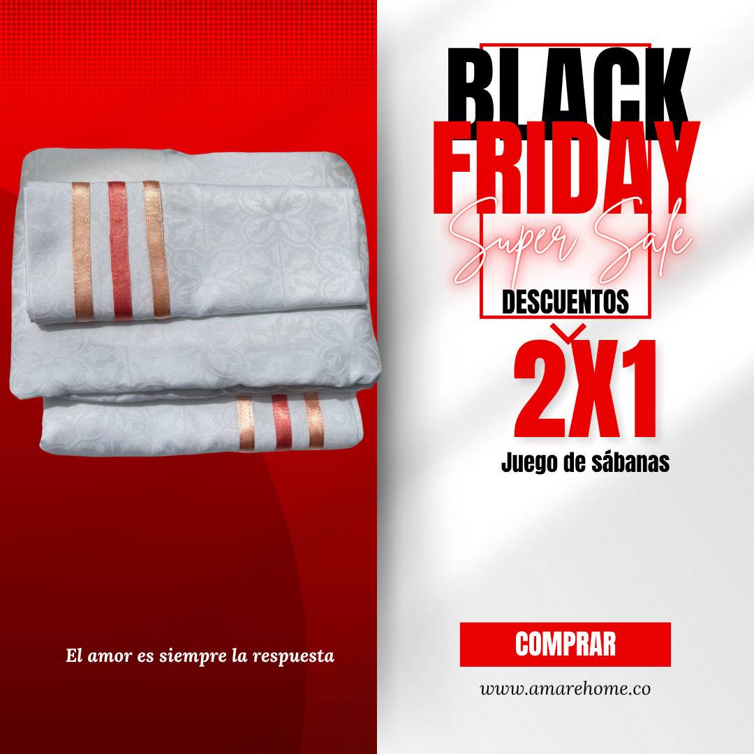 Outlet Juego de Cama 300 Hilos Bella Maria Cintas Salmon