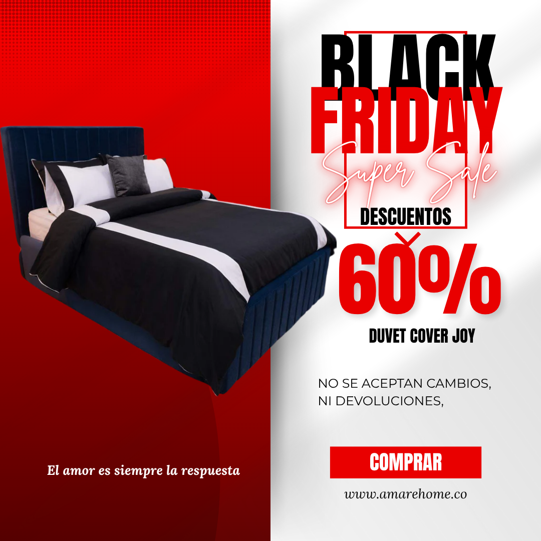 Outlet Duvet Cover Black - Colección Joy