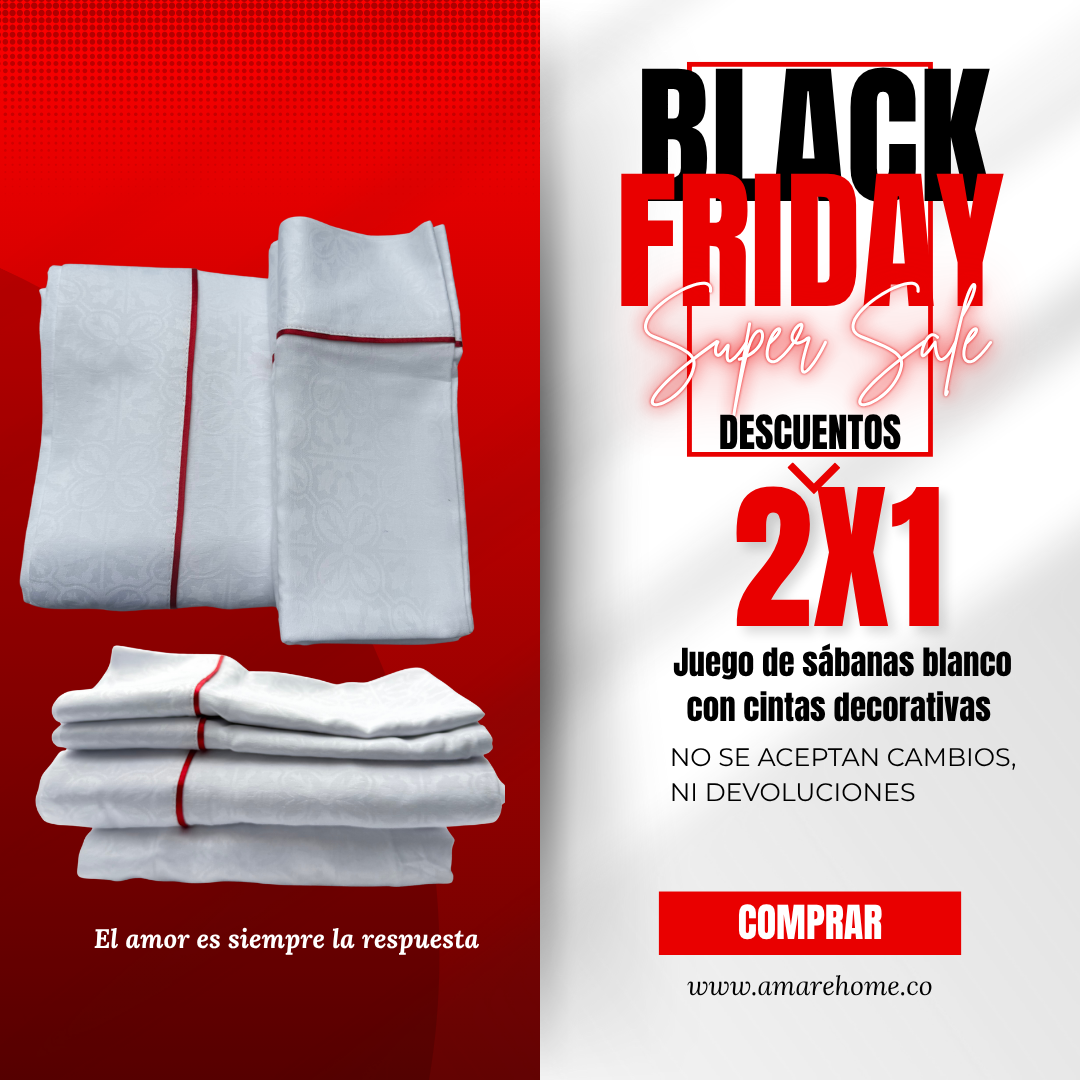 Outlet Juego de Cama 260 Hilos Bella Maria Rojo