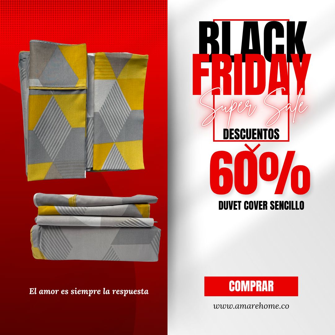 Outlet Set Cover Cubic Amarillo SENCILLO