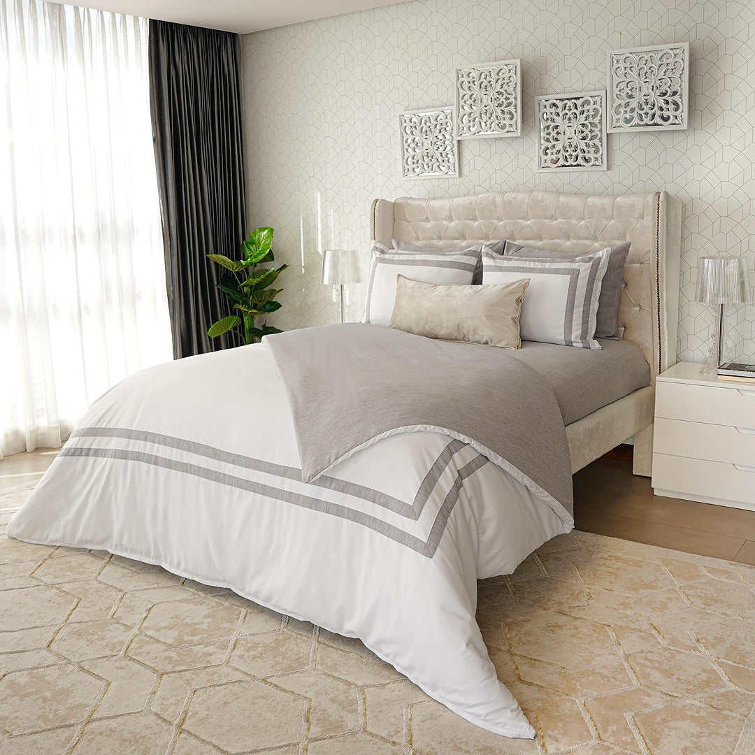 Set - Duvet Cover Gris Plata - Colección Sinfonia