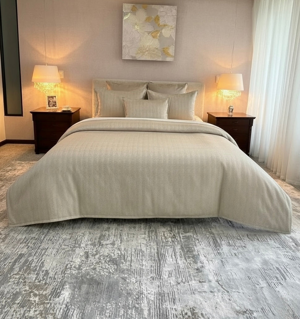 Duvet Cover Rozzelle Taupe - Colección Quiet Luxury