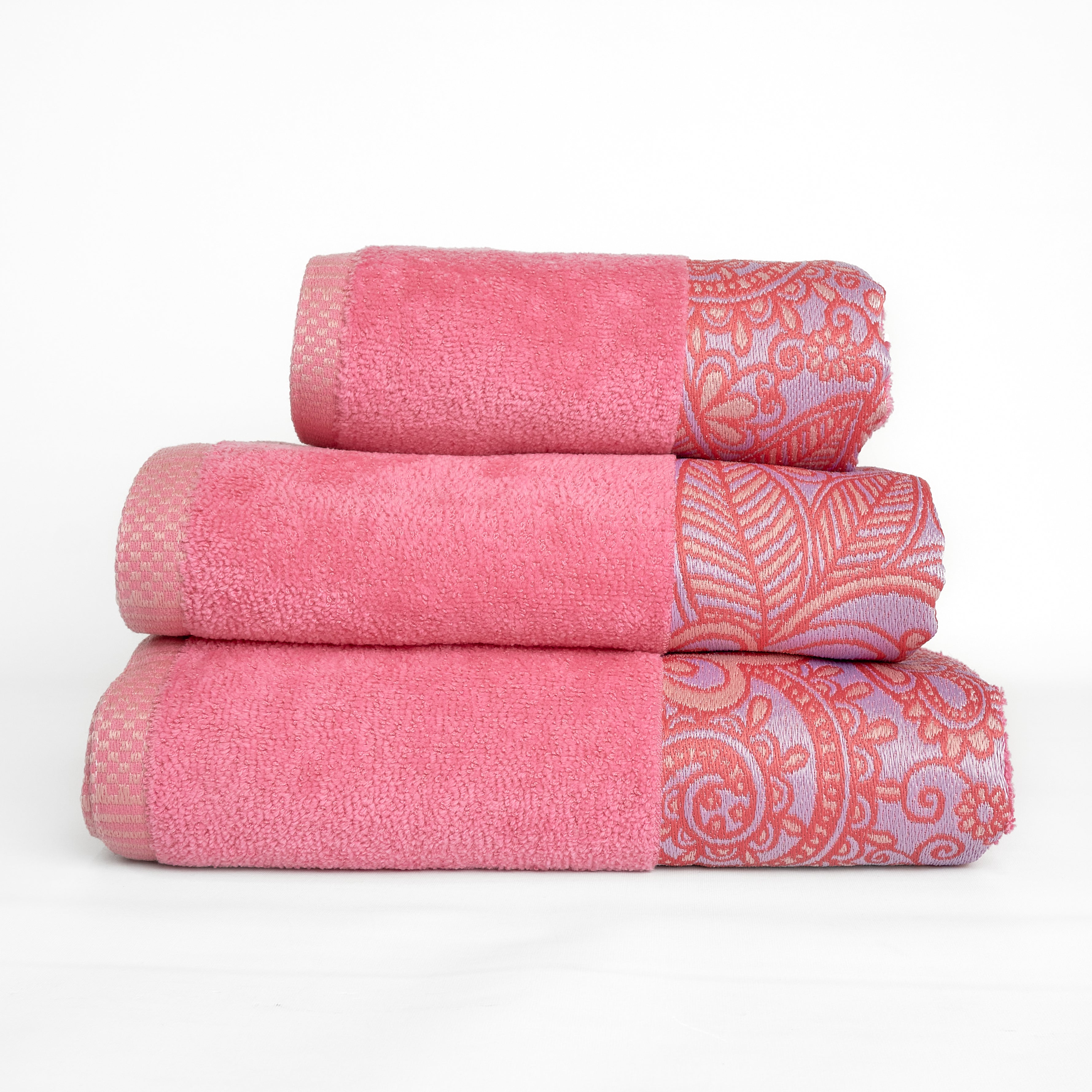 Set of cream cotton towels - Victoria Collection