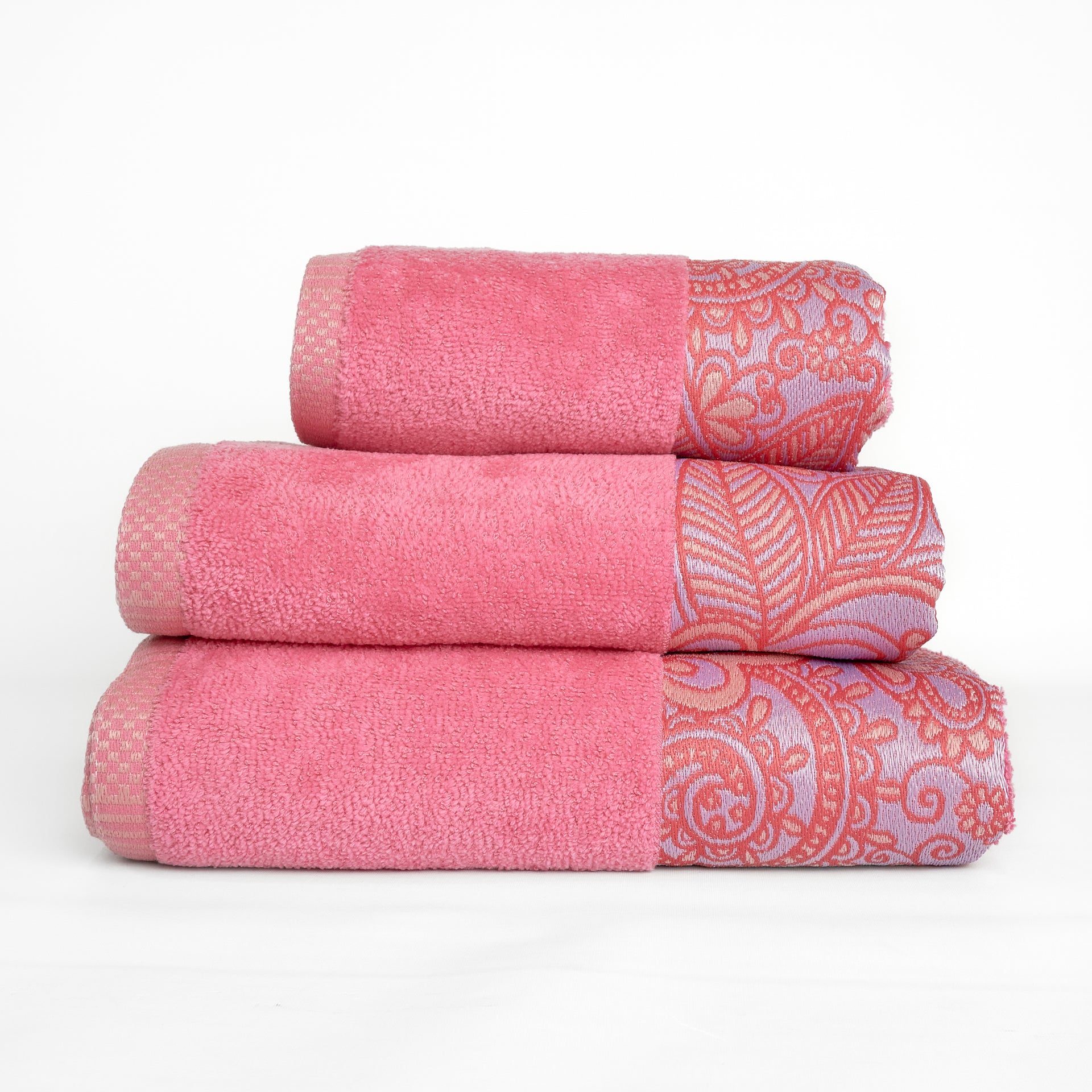Juego de Toallas Algodón Rosa - Colección Victoria