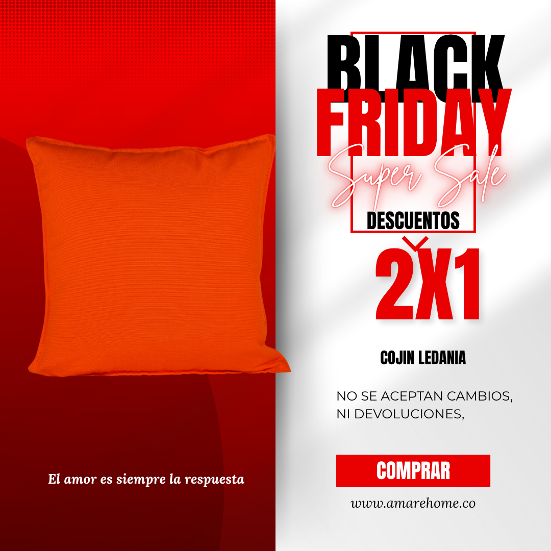 Cojín ledania Naranja