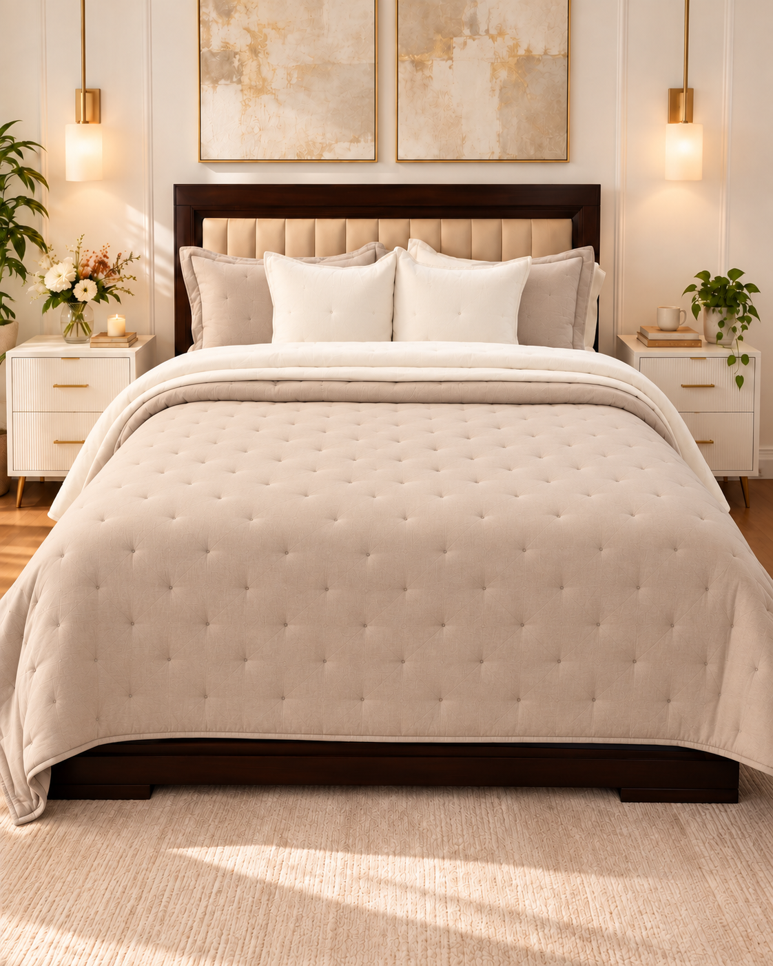 Colcha Luxury  - Beige